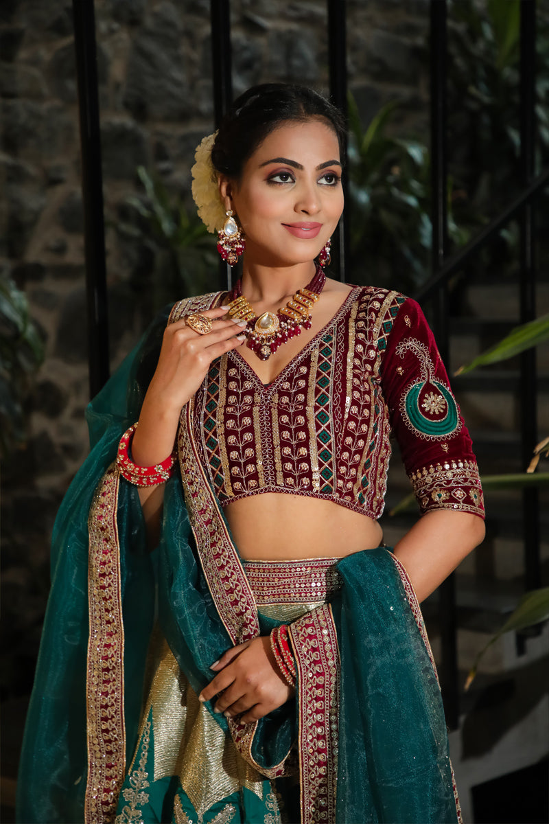 steal the spotlight with Our beautiful Lehenga set