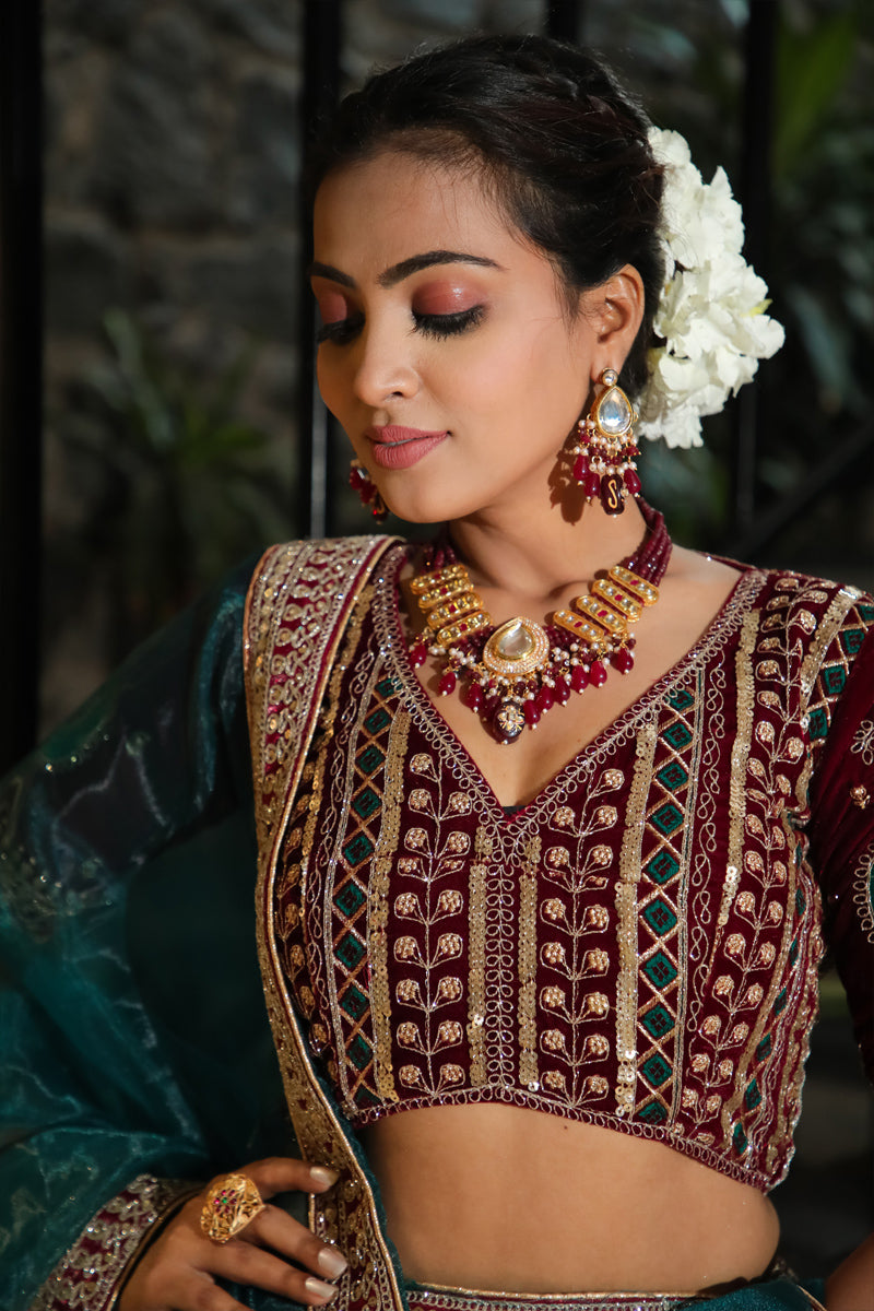 steal the spotlight with Our beautiful Lehenga set