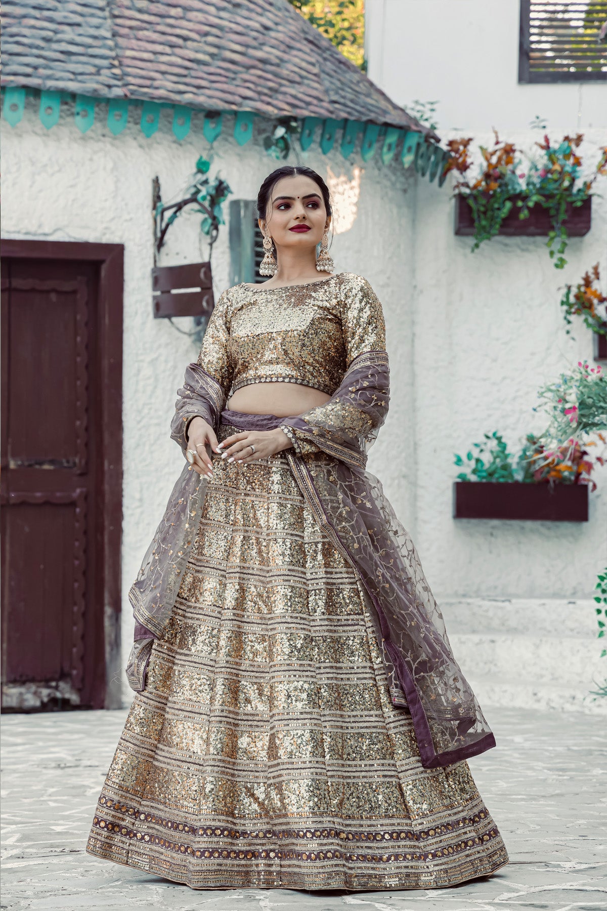 This Designer lehenga Choli set is just the perfect pick for your occasions