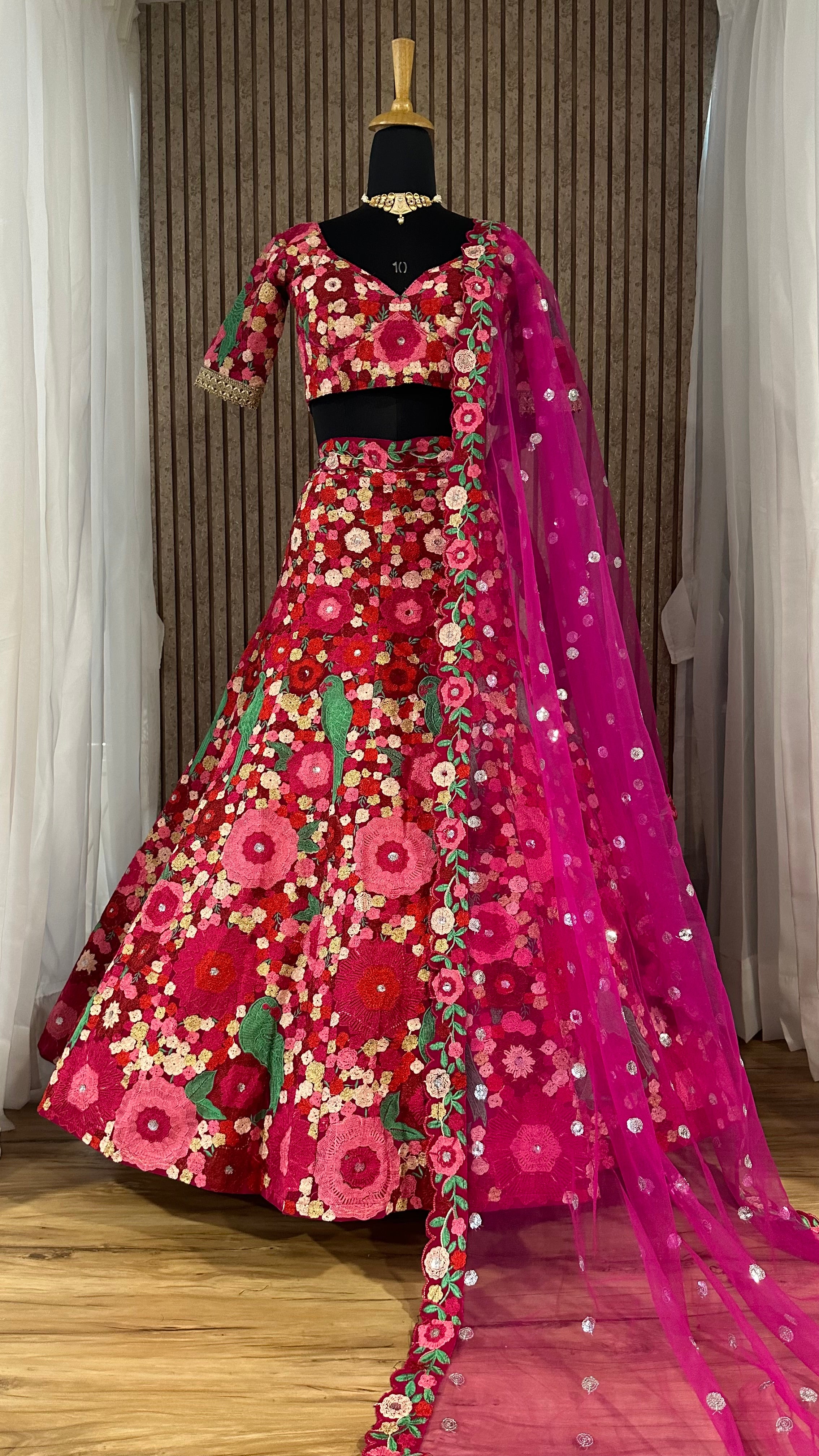 This Designer premium Lehenga set is perfect for your festive season