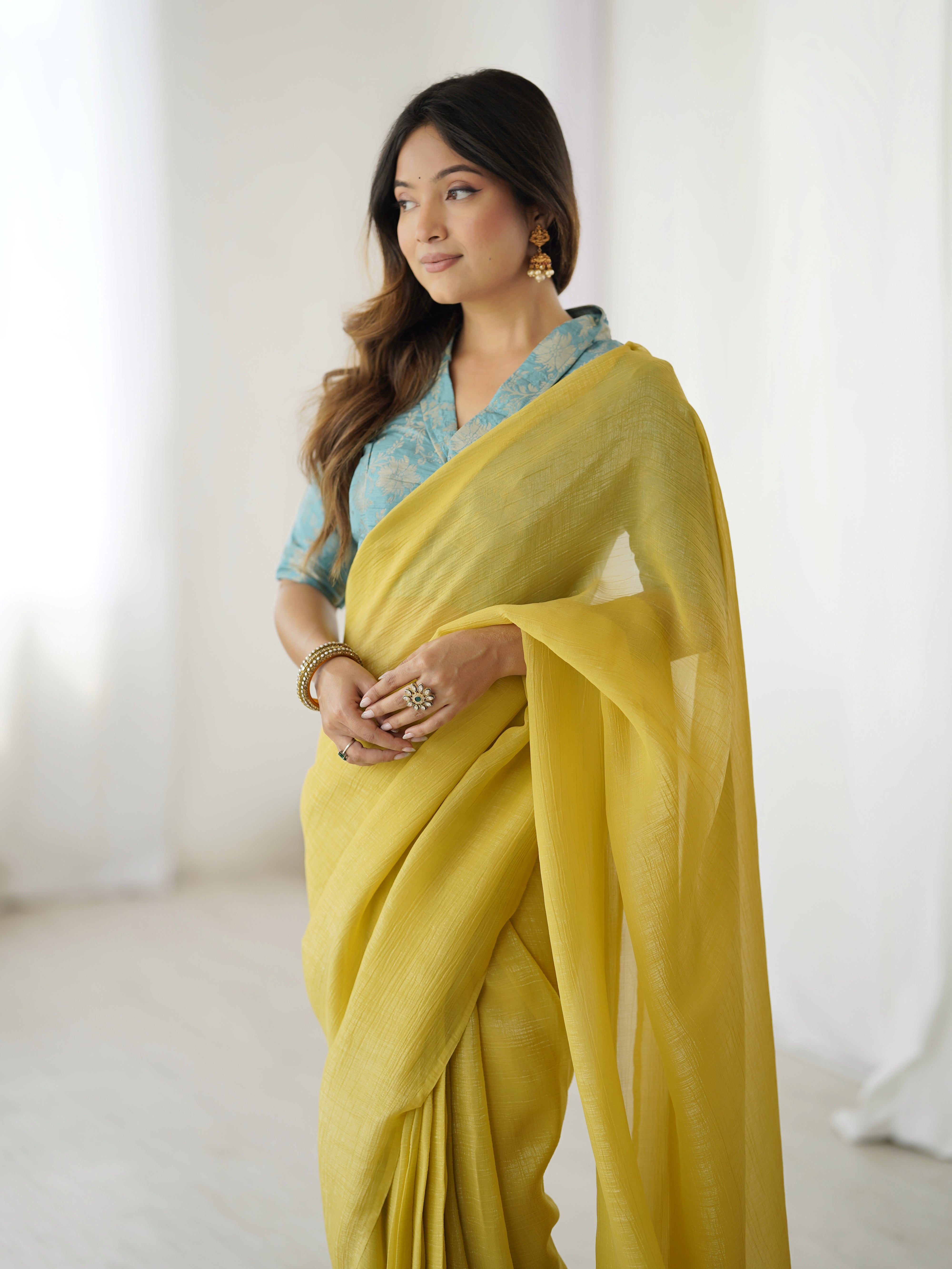 Sparkle Silk Timeless beauty - Ready To Wear Saree