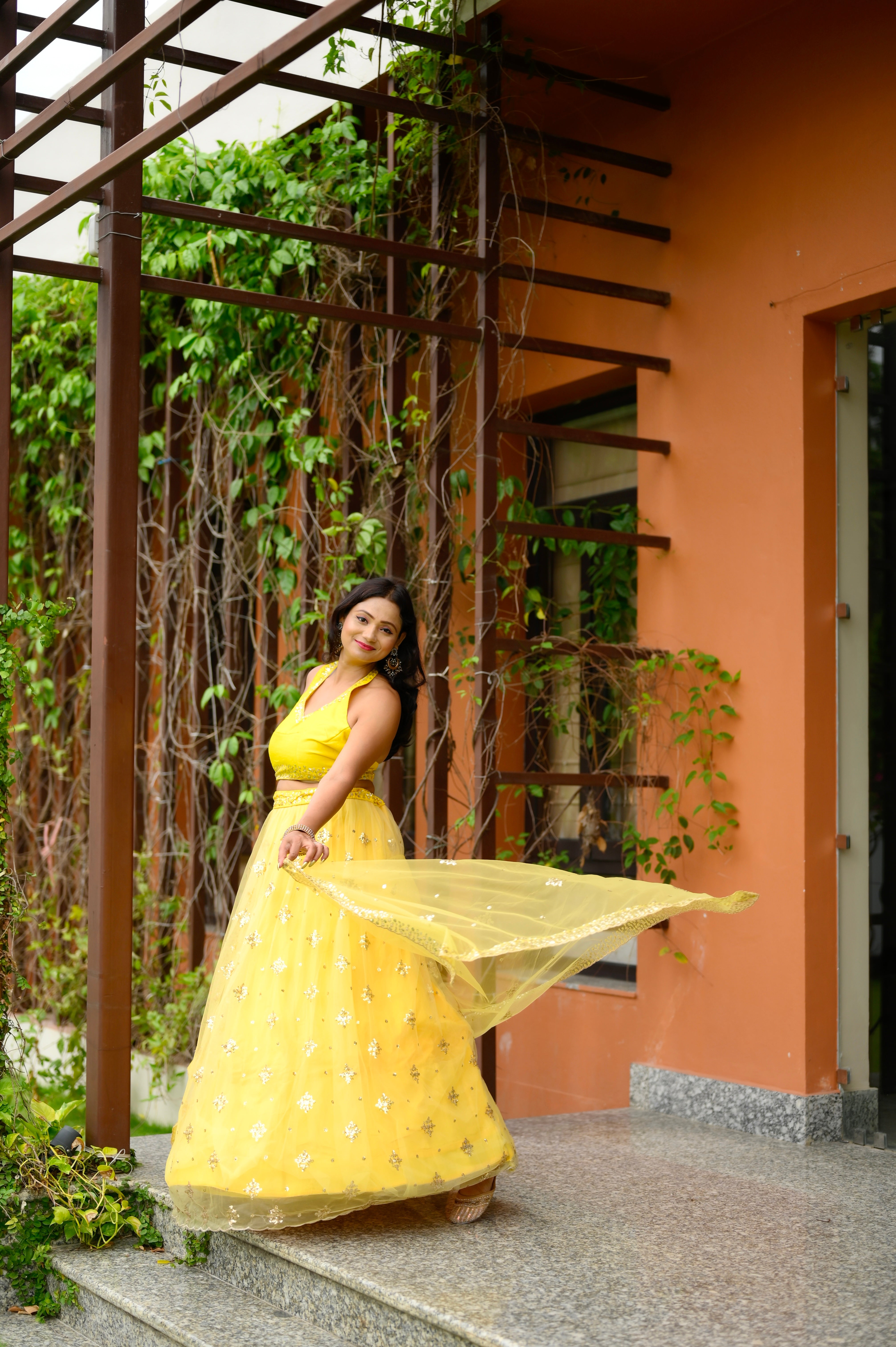 The perfect lehenga for an entry with a BANG !
