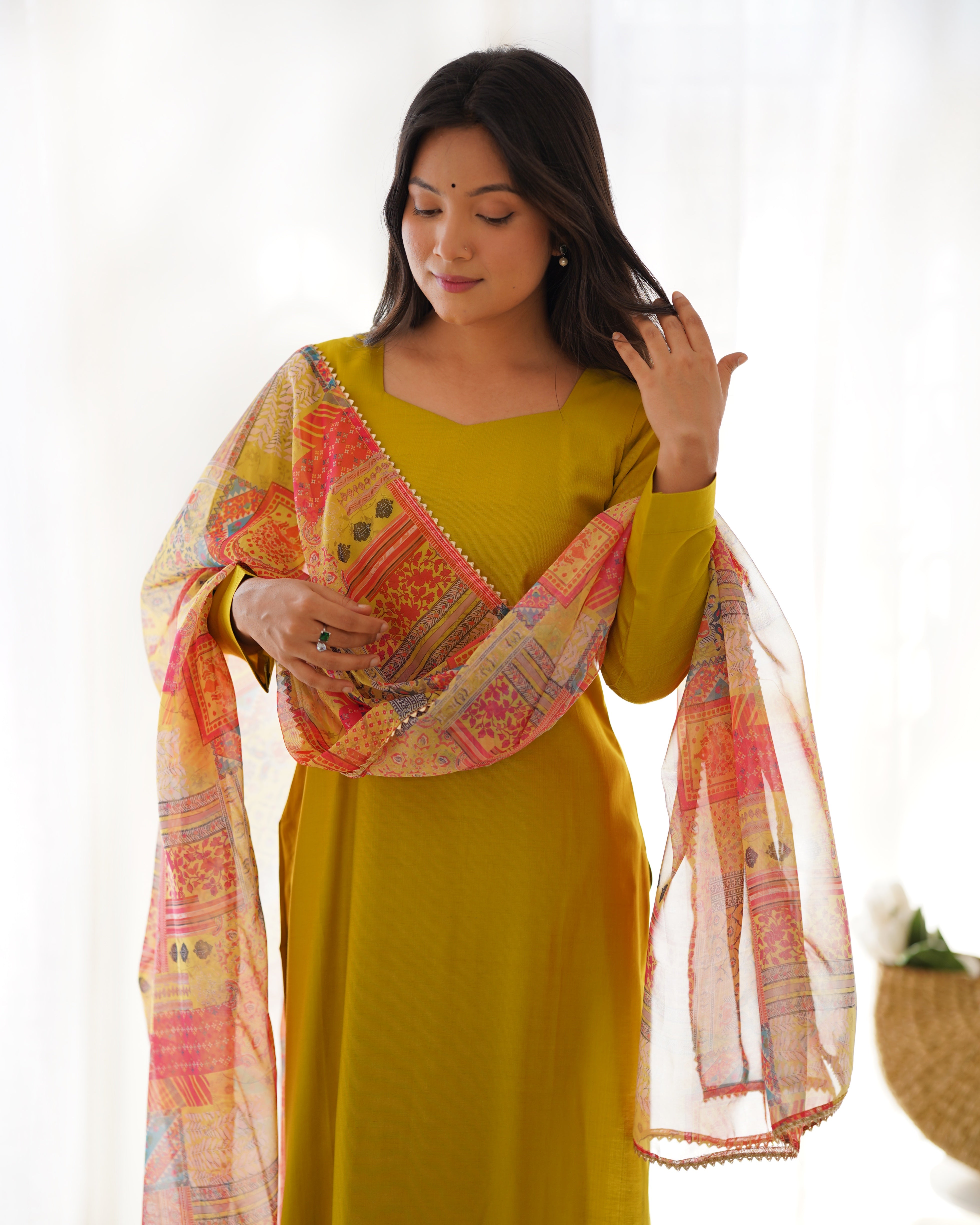 This Kurta set promises a comfortable fit and is perfect for casual as well as formal occasions