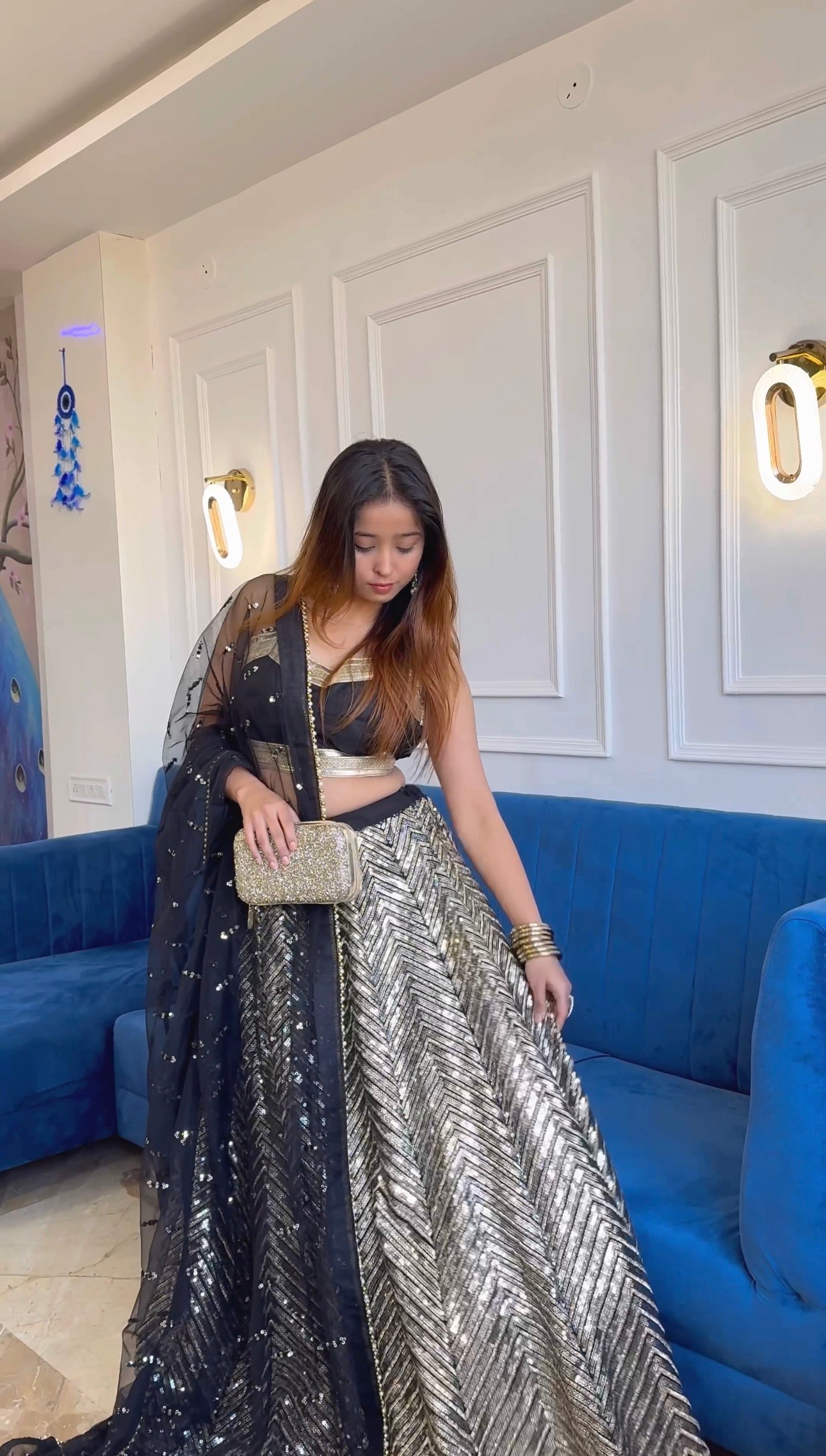 Get set ready to attend wedding in this beautiful lehenga set
