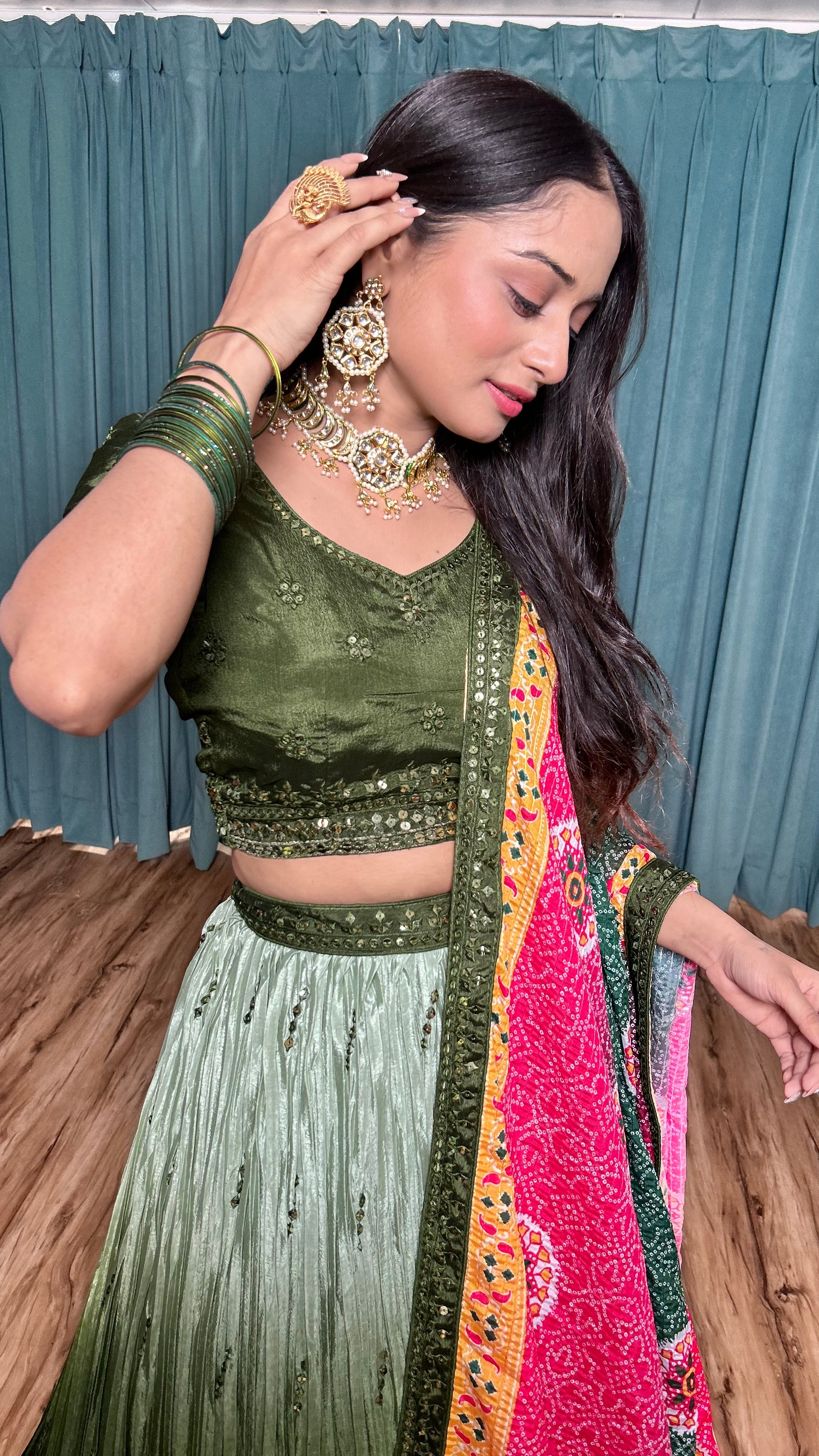 Celebrate culture & style Embrace tradition with our Beautiful Lehenga Set