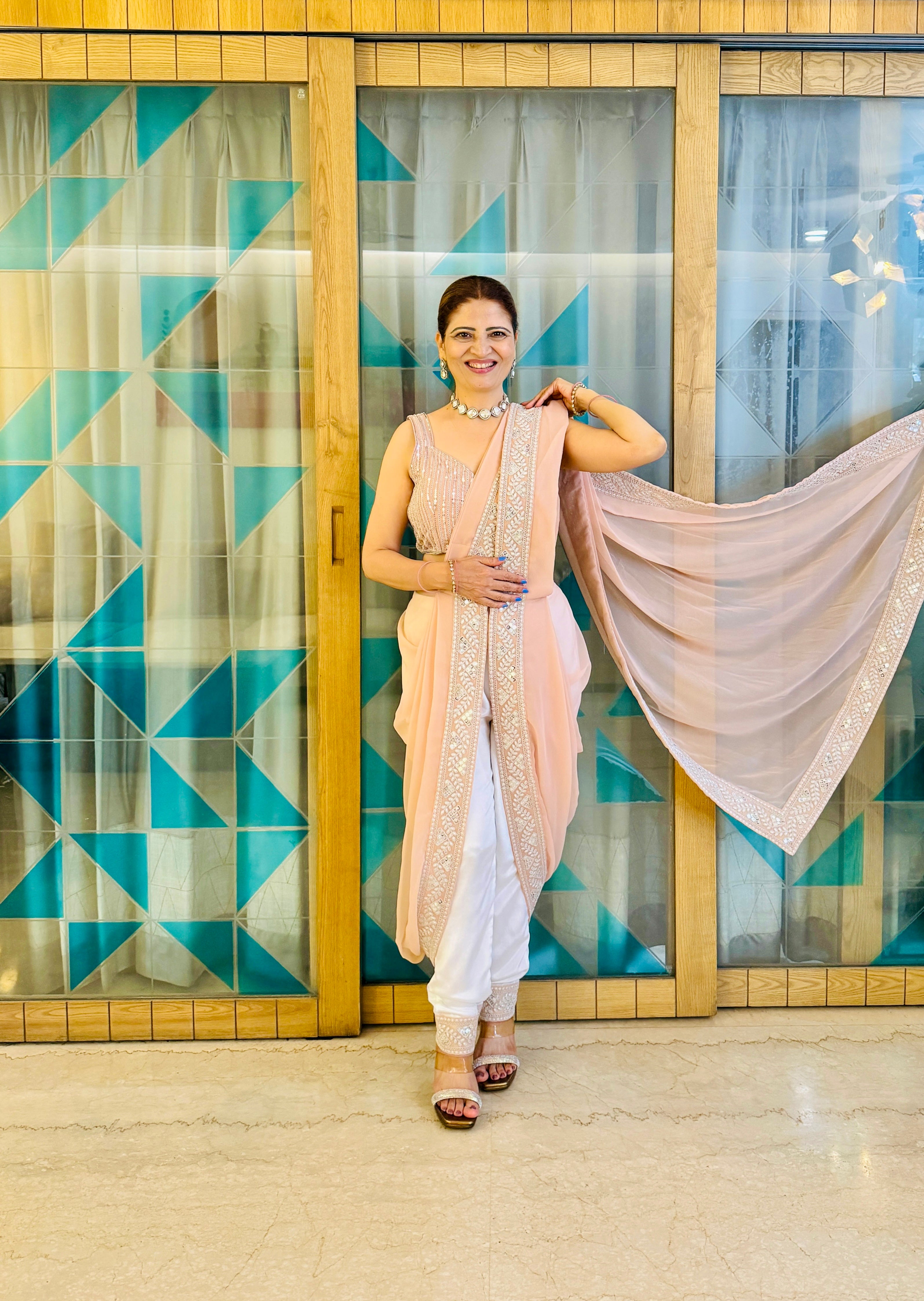 Stylish Pre-Stitched Saree