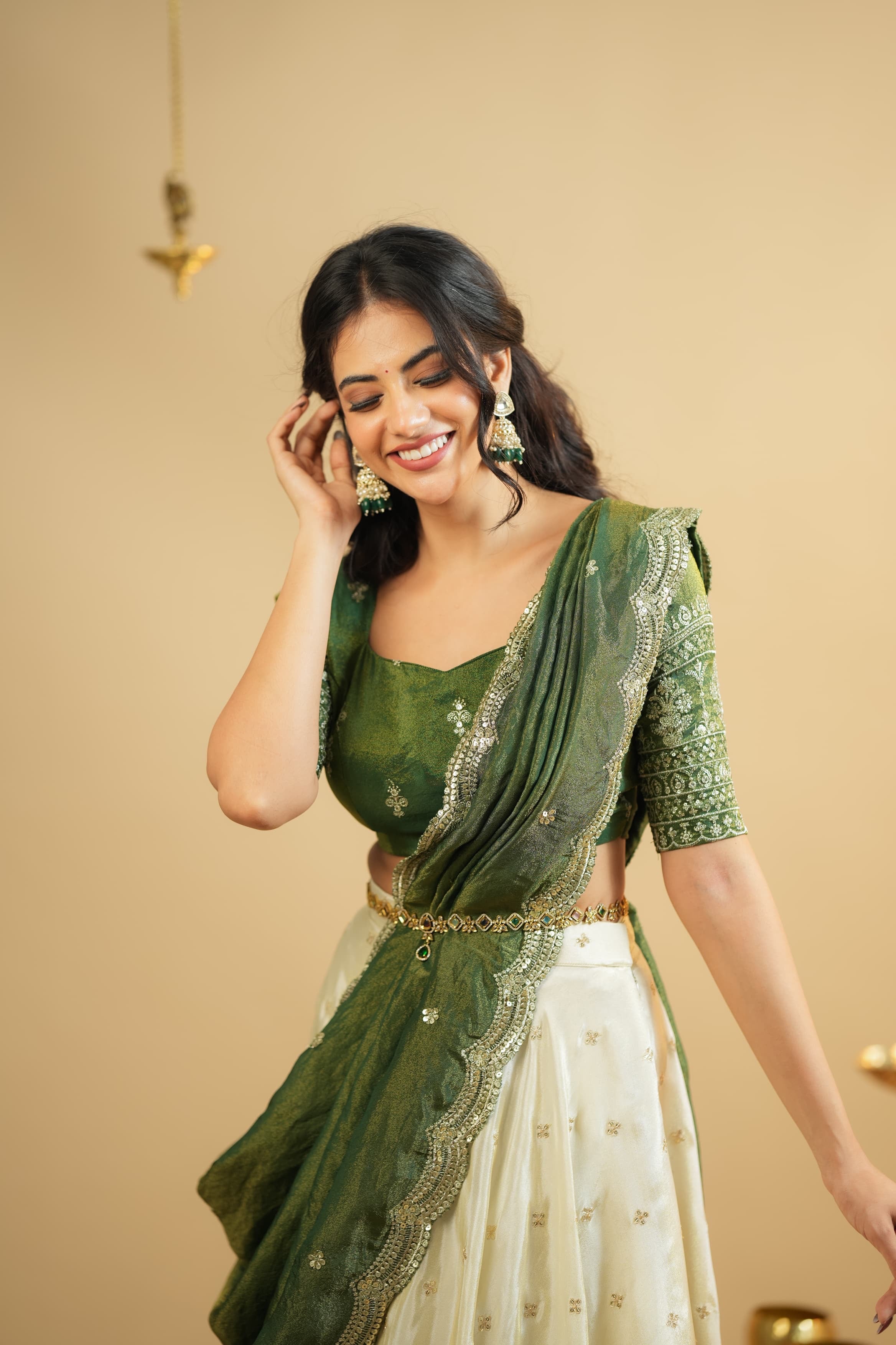 A lehenga that speaks the language of tradition