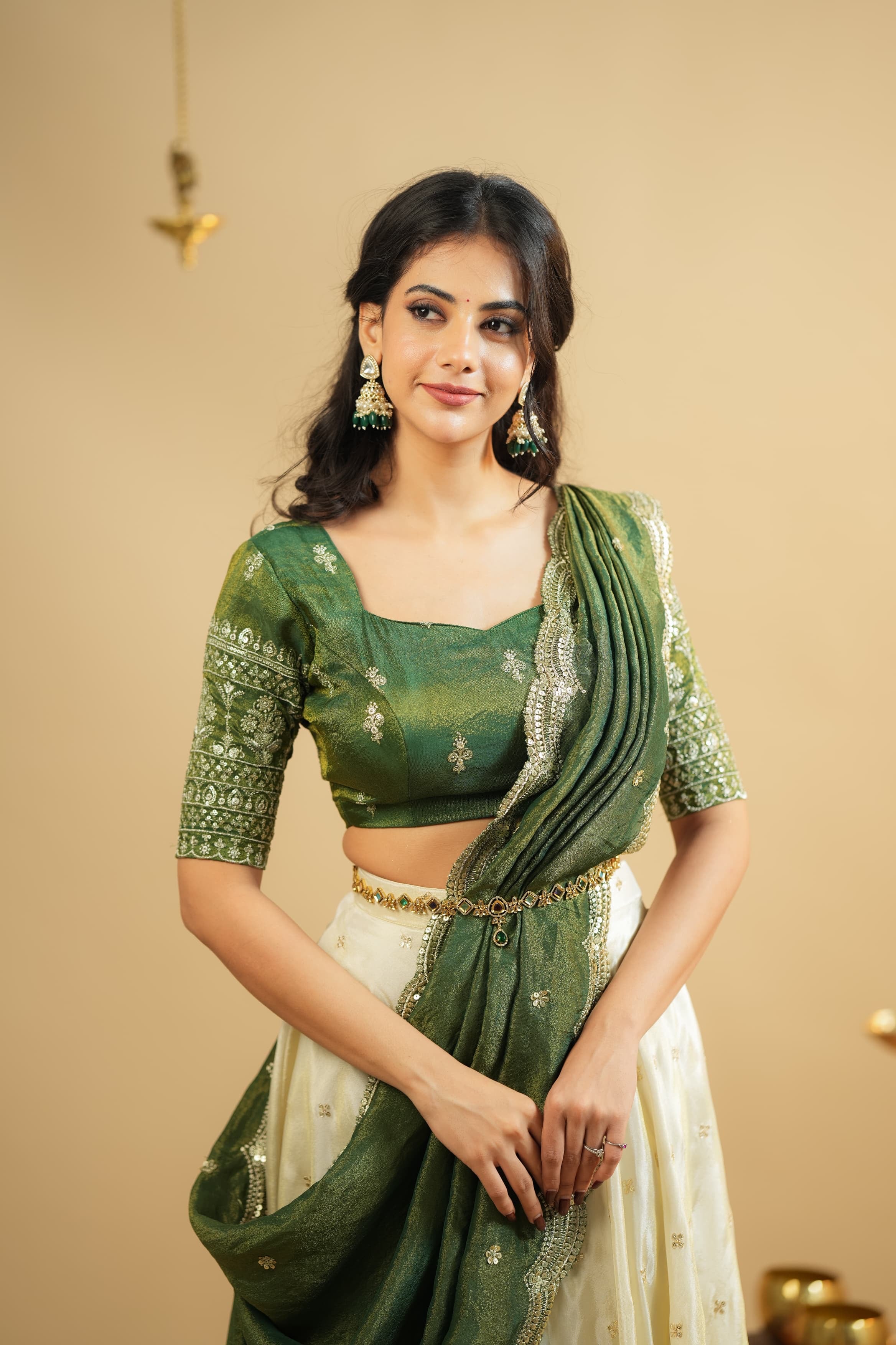 A lehenga that speaks the language of tradition