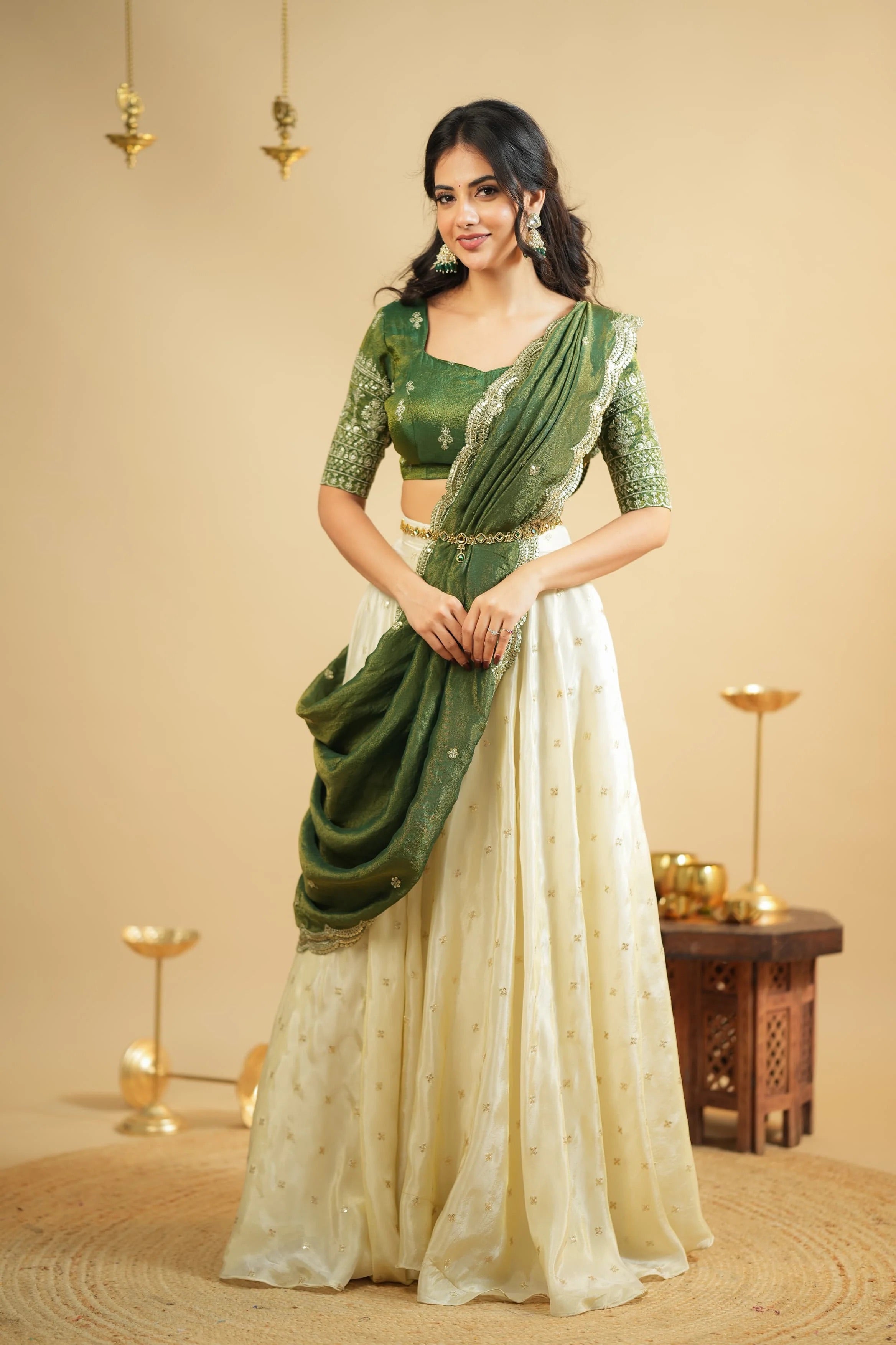 A lehenga that speaks the language of tradition