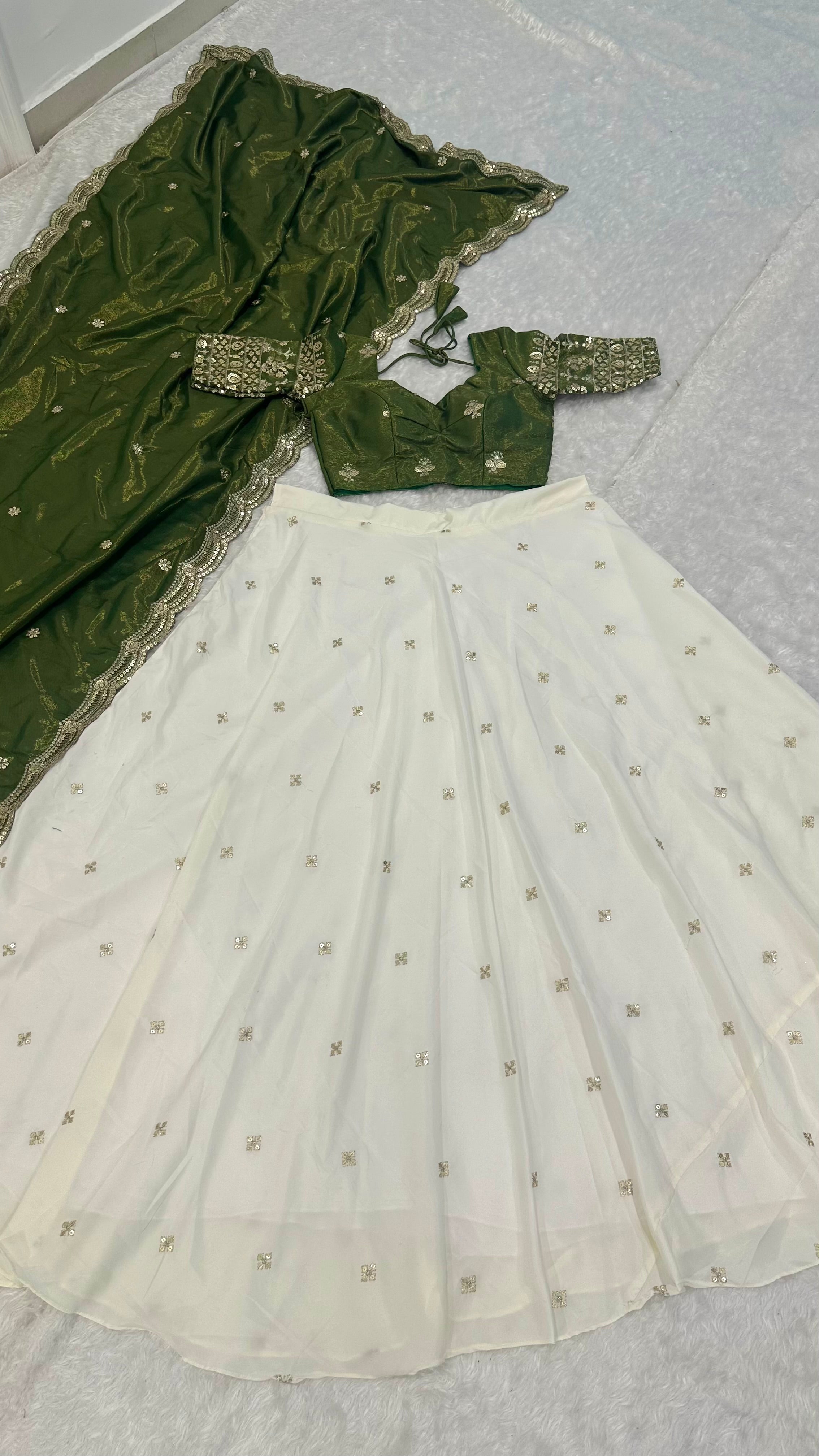 A lehenga that speaks the language of tradition