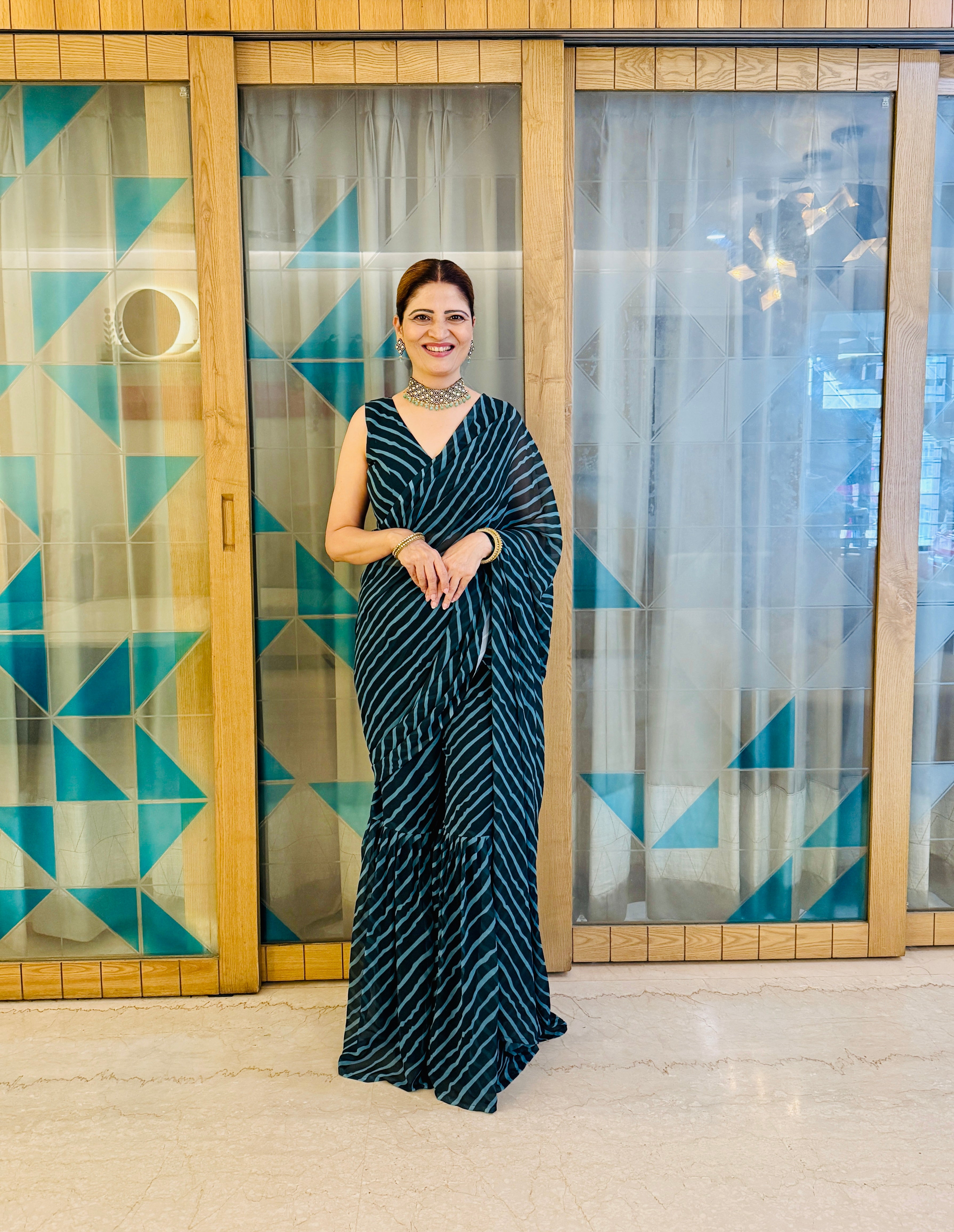Stylish Sharara Saree