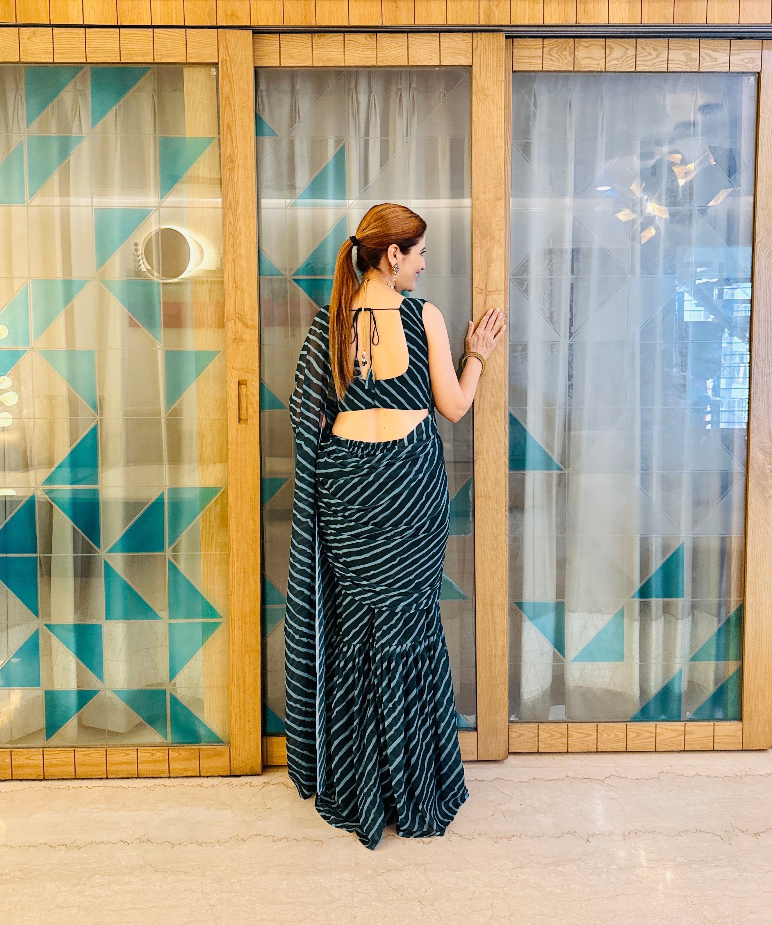 Stylish Sharara Saree