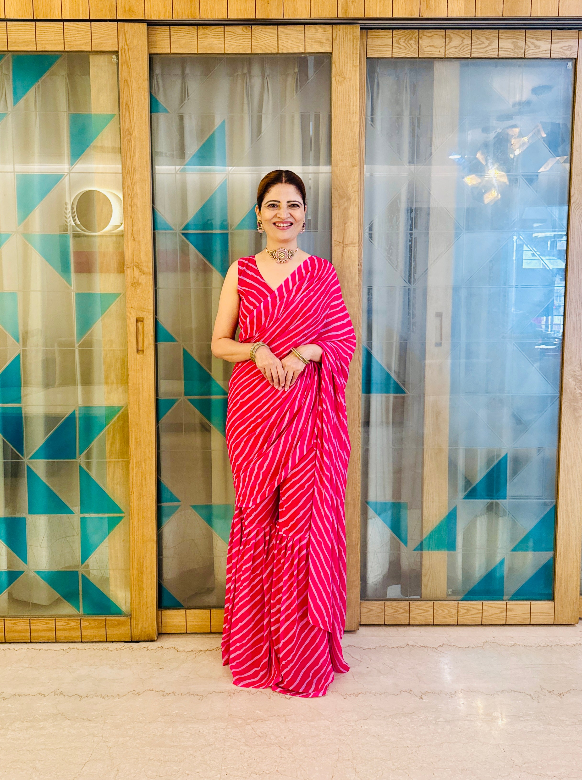 Stylish Sharara Saree