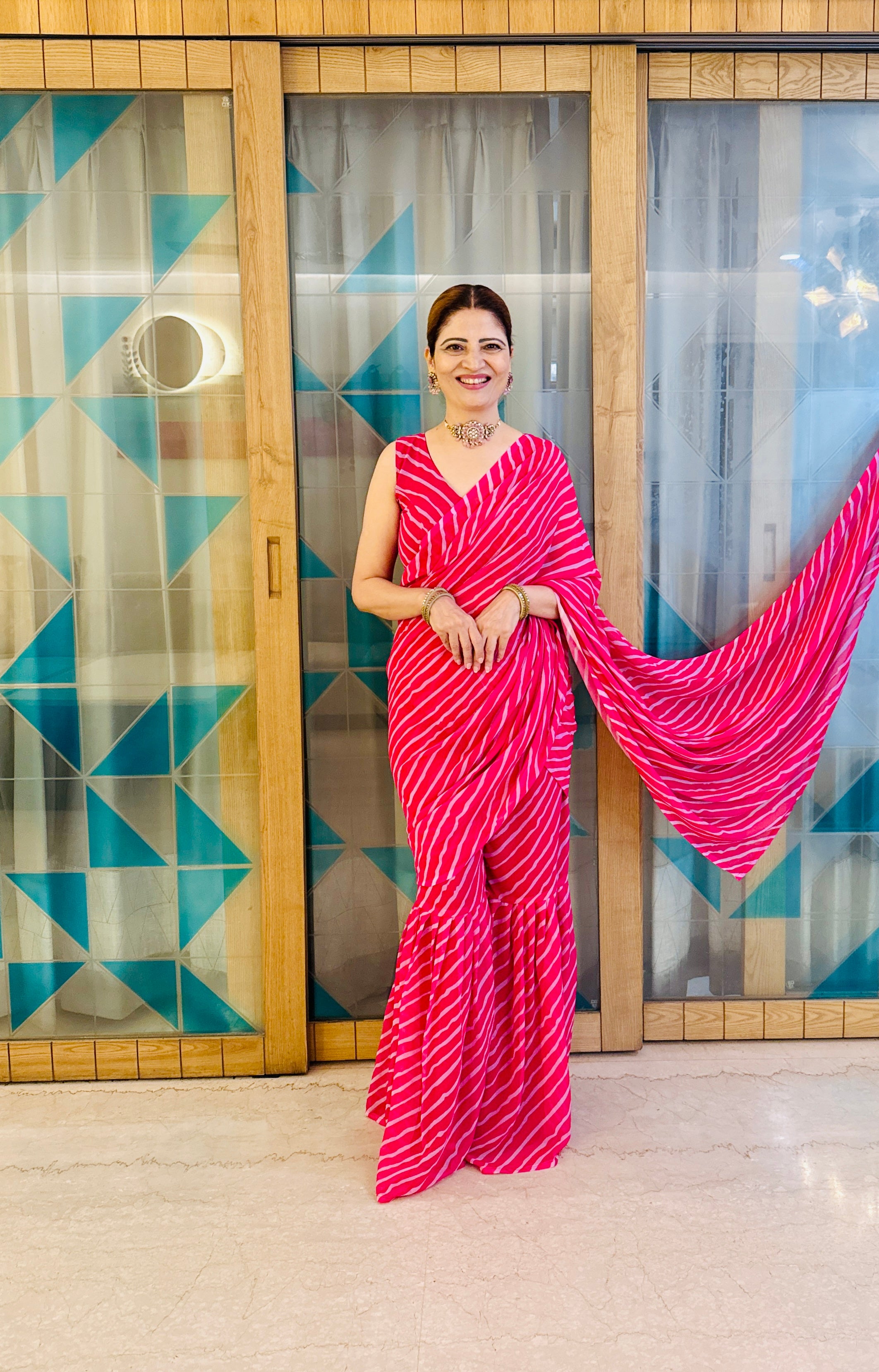 Stylish Sharara Saree