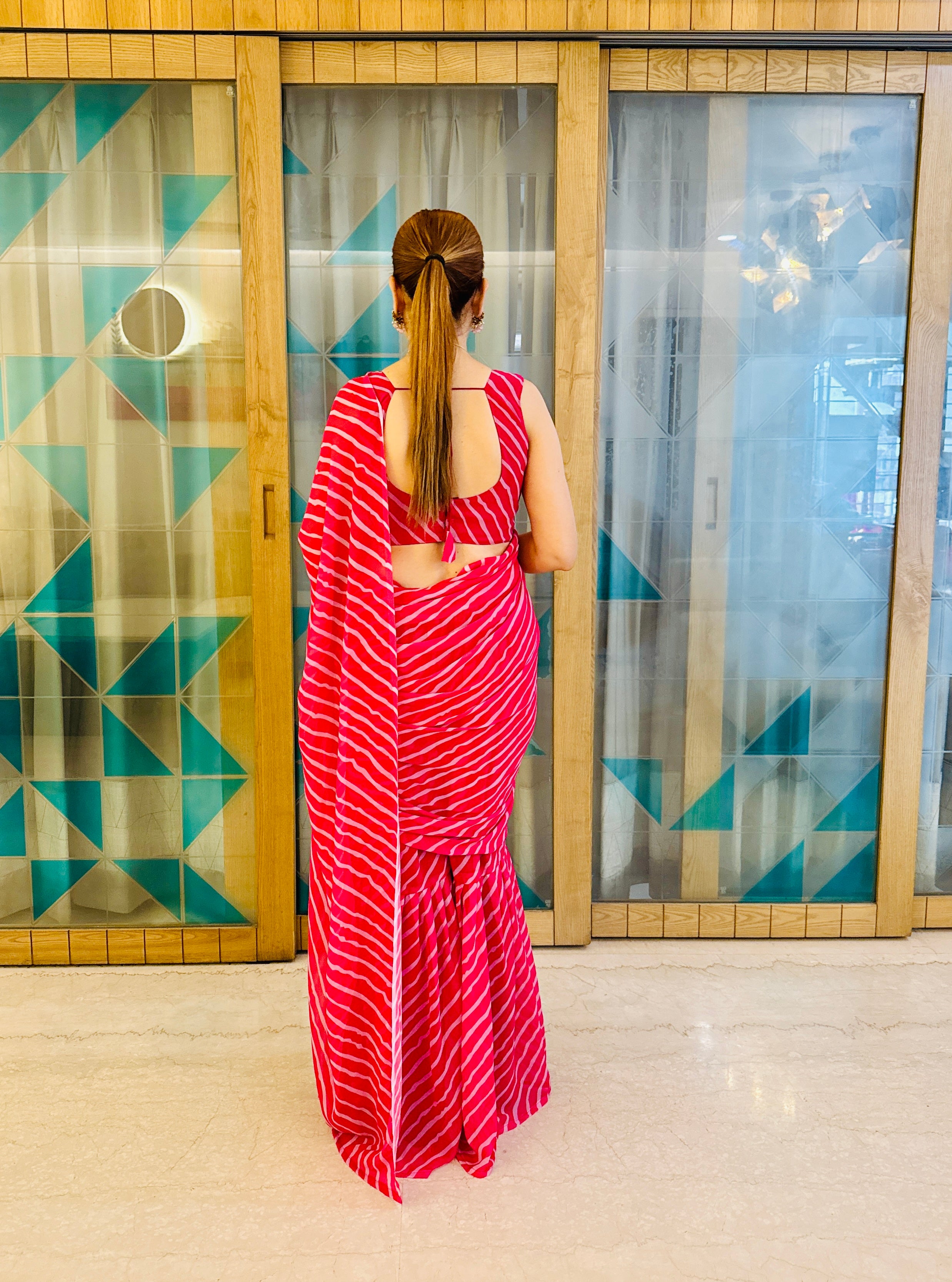 Stylish Sharara Saree