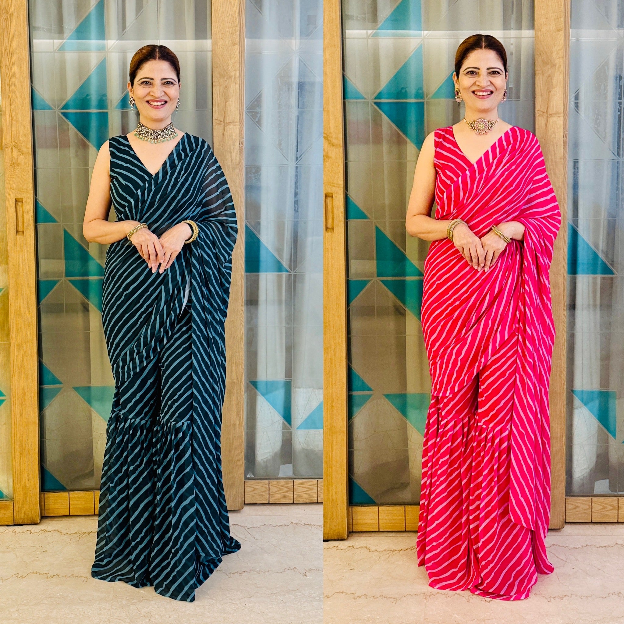 Stylish Sharara Saree