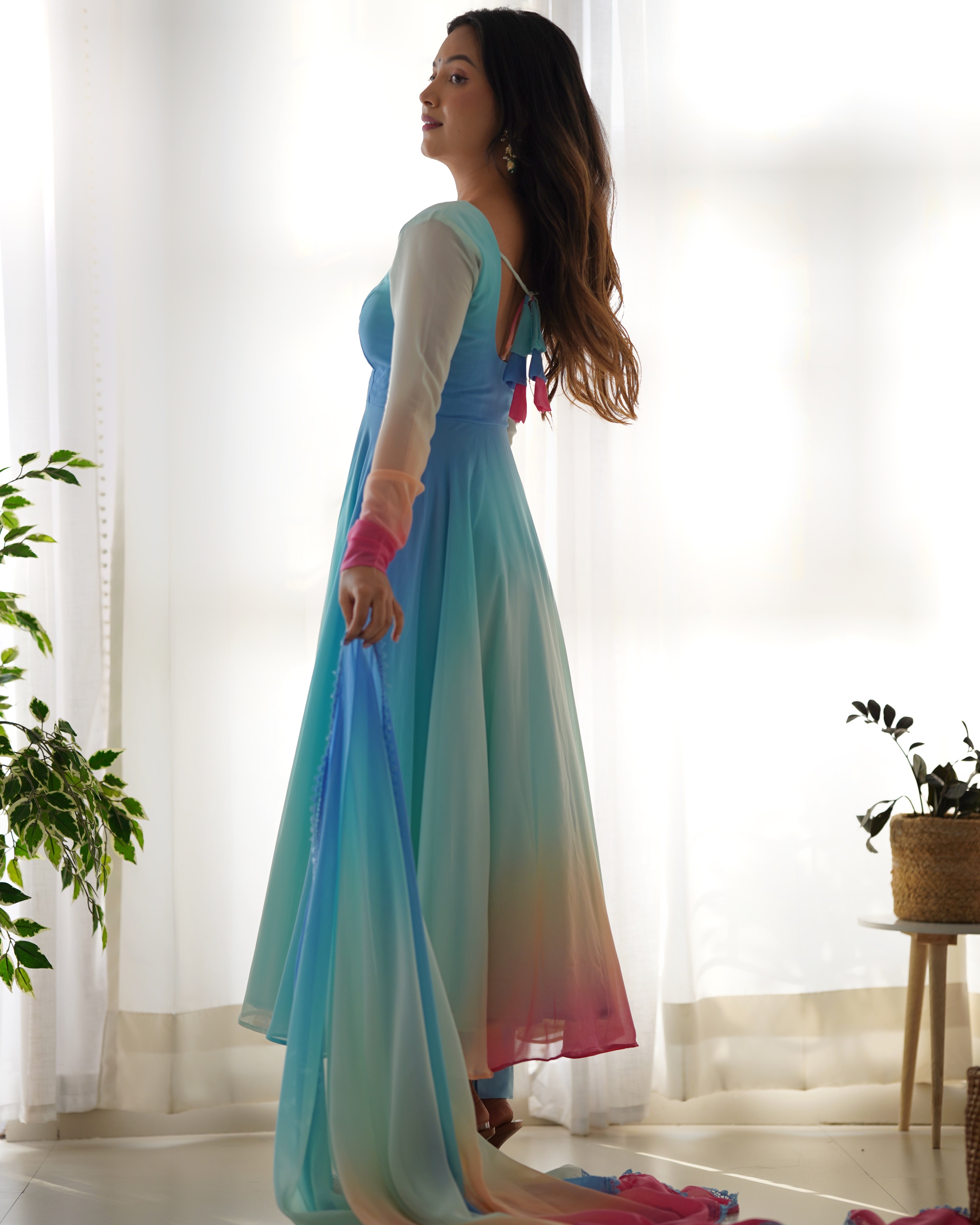 Fashion Book Present colourfull lightweight & fresh look outfit is perfect for upcoming festivities and weddings which provides you more comfort and style