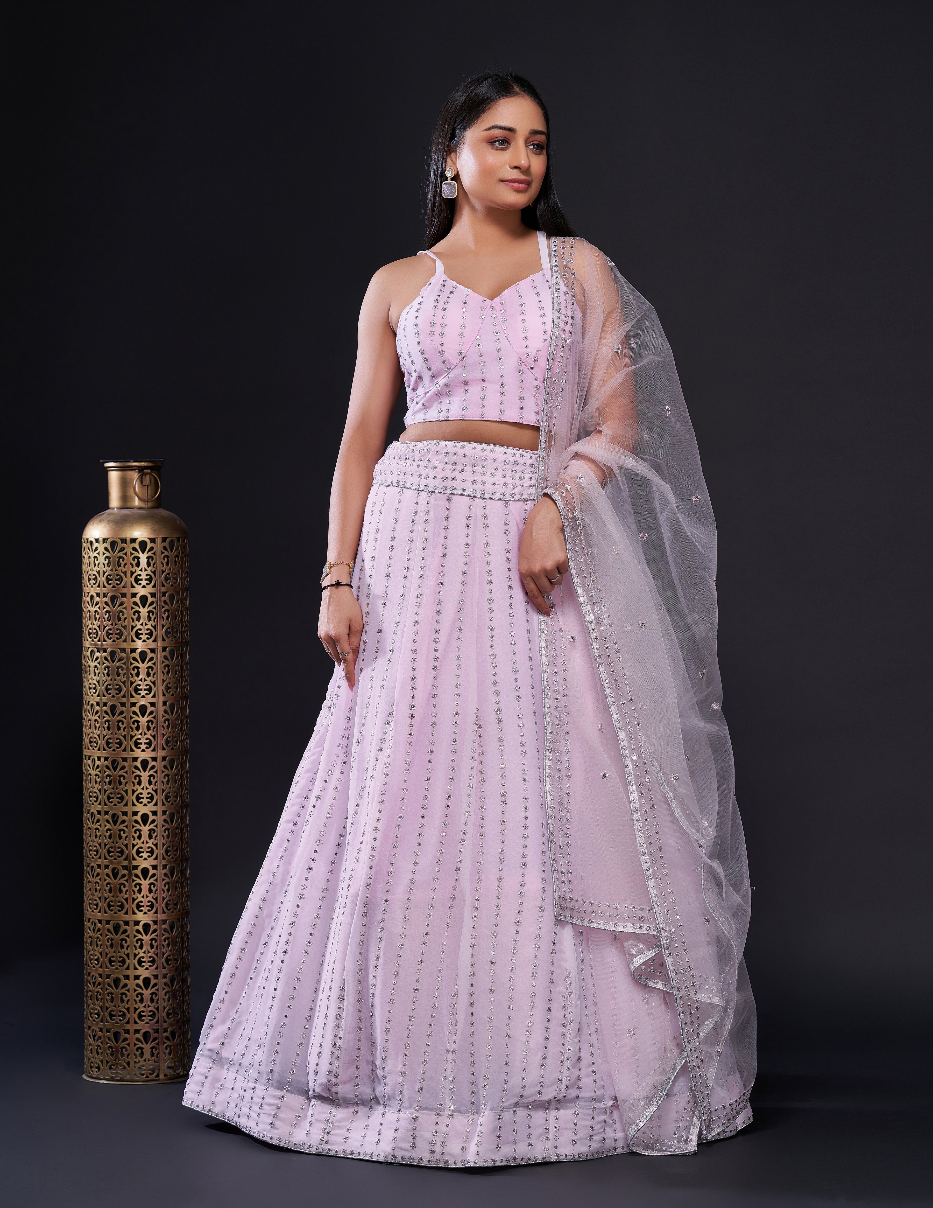 Fashion Book Present Designer lehenga set is perfect for any festive occasion.