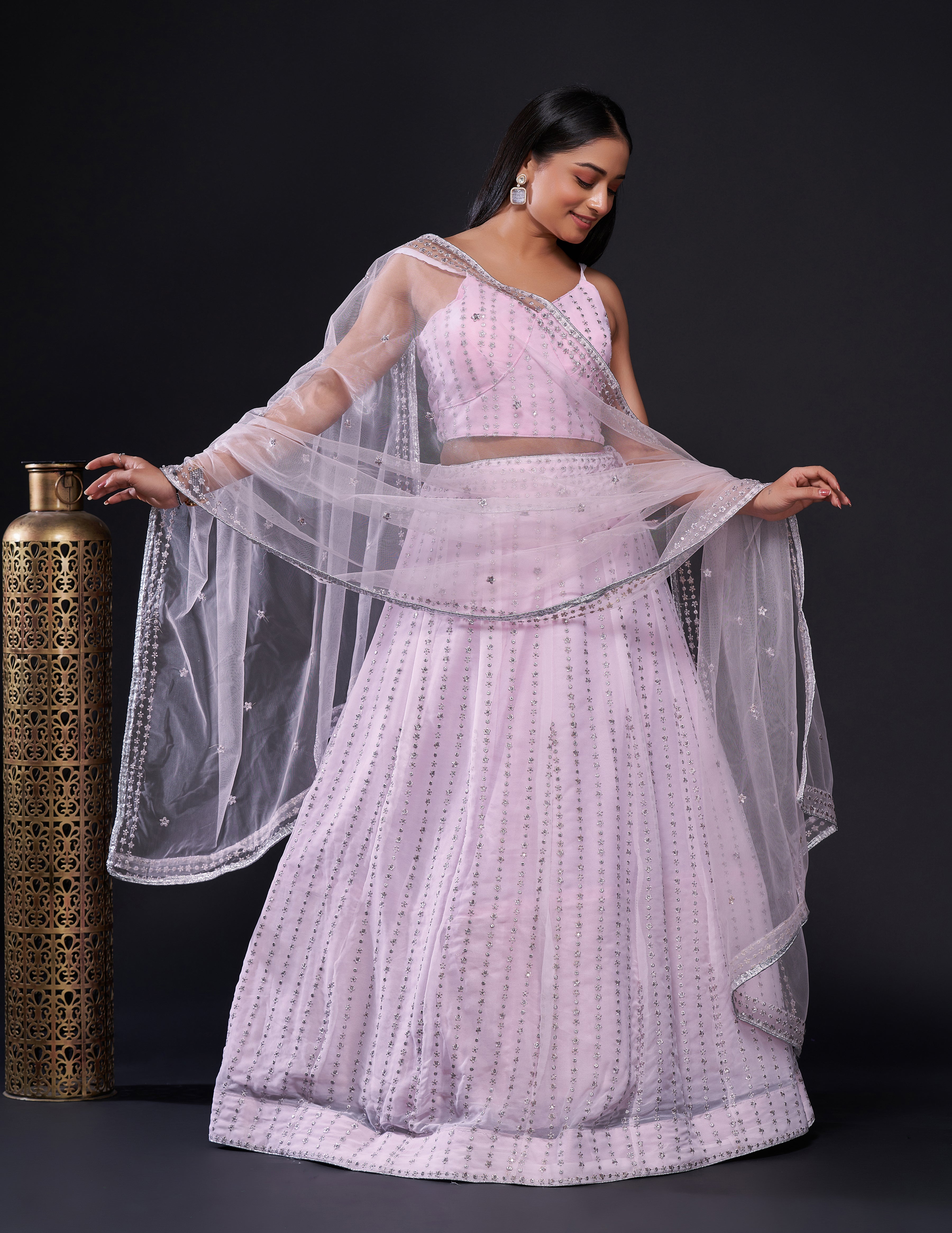 Fashion Book Present Designer lehenga set is perfect for any festive occasion.