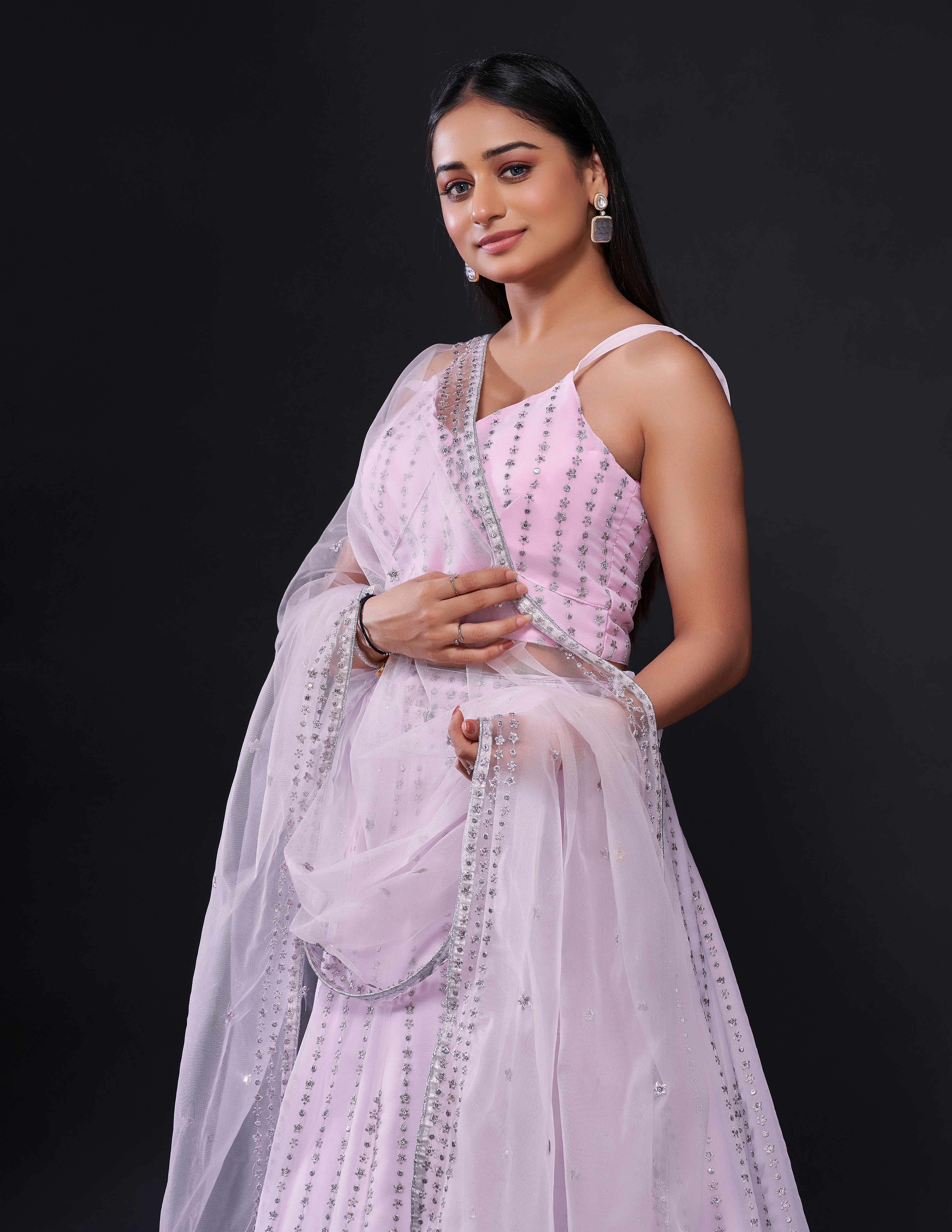 Fashion Book Present Designer lehenga set is perfect for any festive occasion.