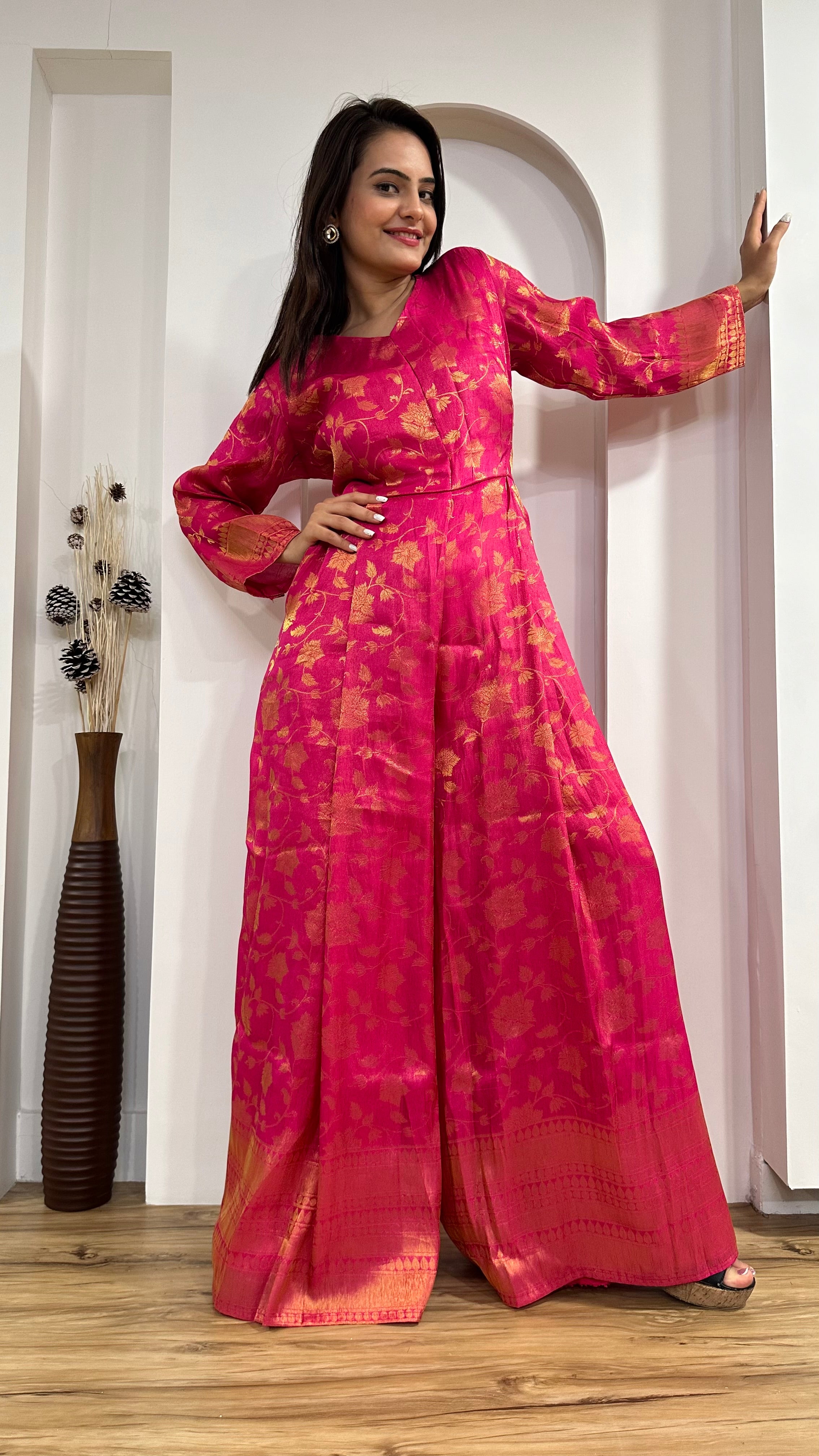 Stunning indian jumpsuit with modern charm