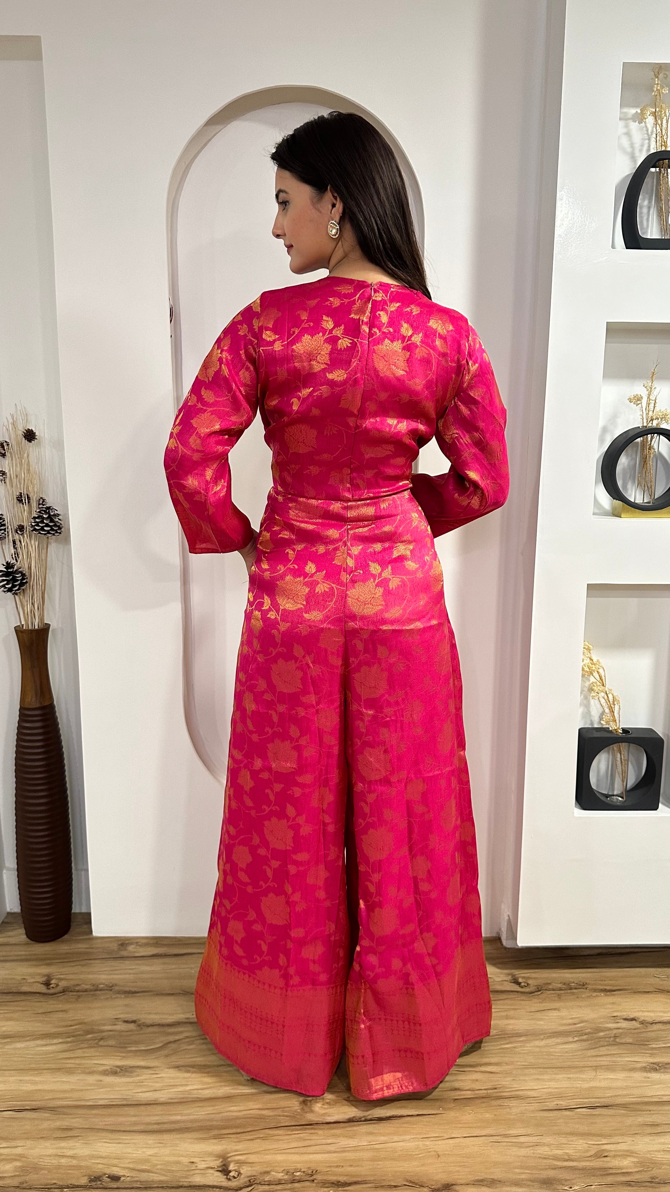 Stunning indian jumpsuit with modern charm