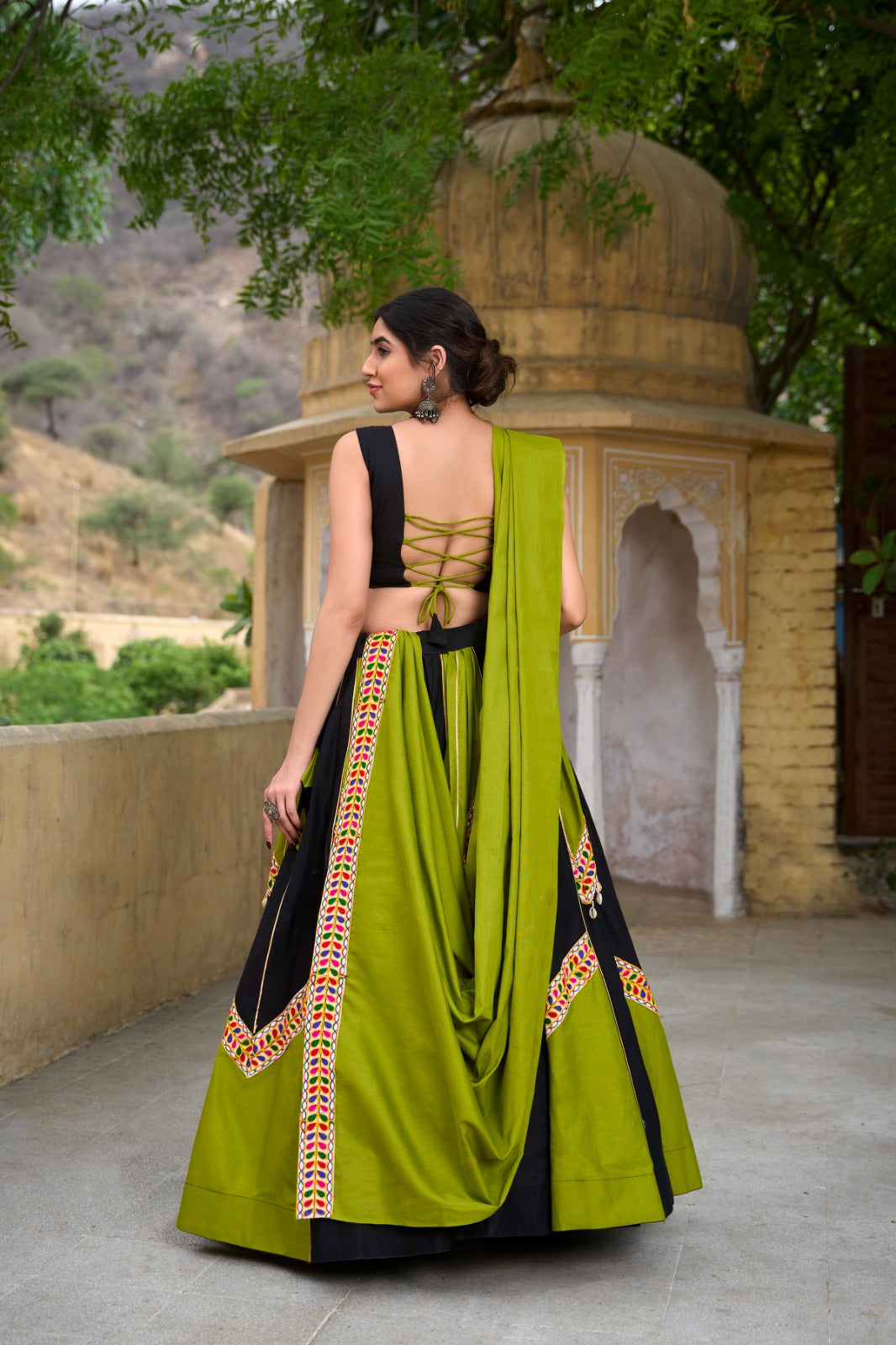 Grace in Every twirls - Navratri Lehenga set
