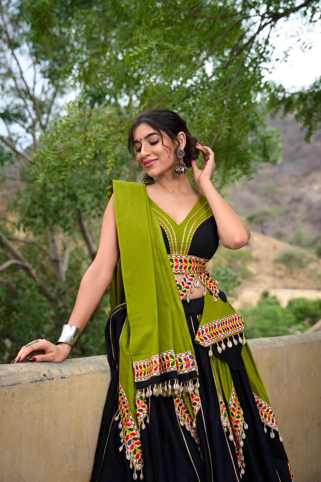 Grace in Every twirls - Navratri Lehenga set