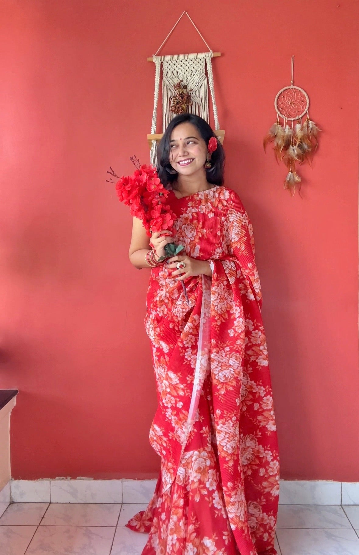 Get Ready this festive season with this pre Drapped saree Gown NEW