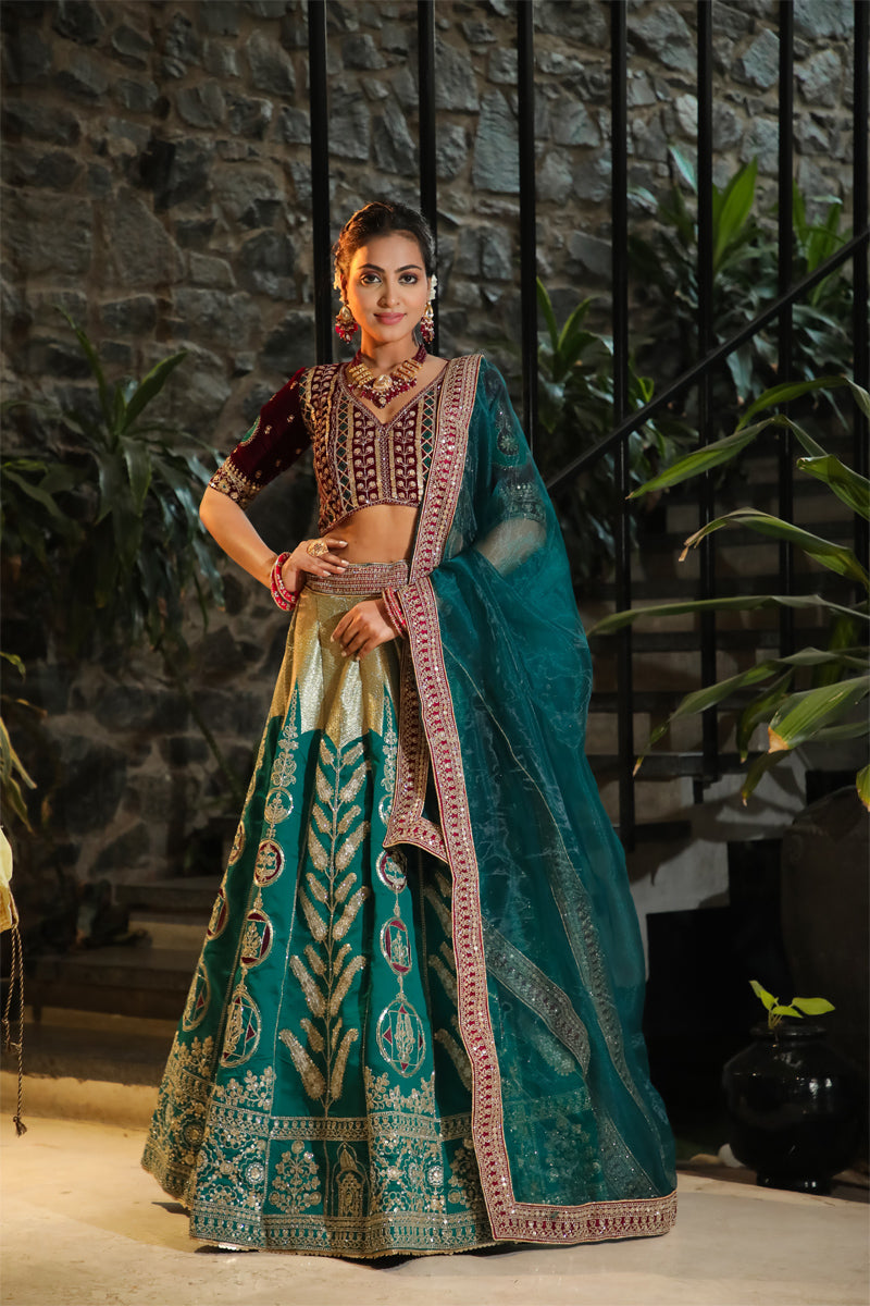 steal the spotlight with Our  beautiful Lehenga set