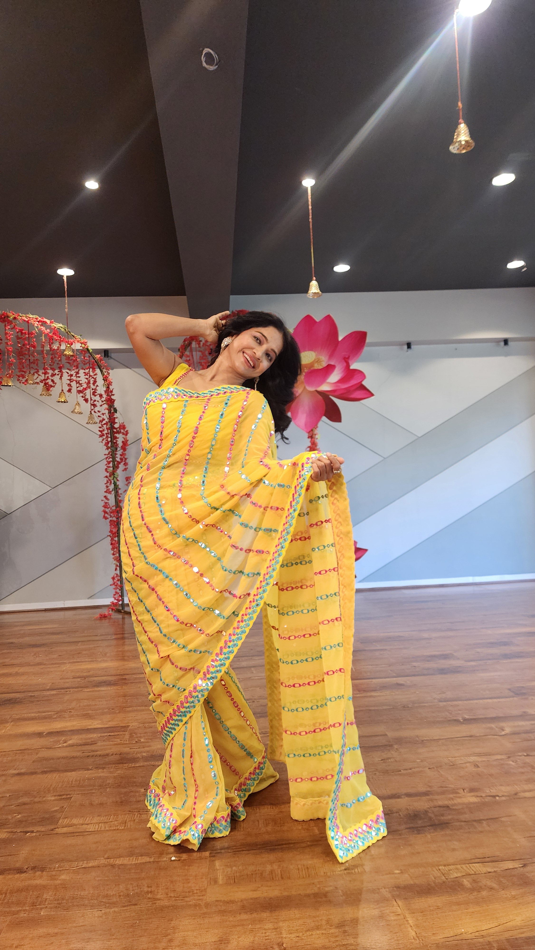 Walking into festive season with this beautiful saree