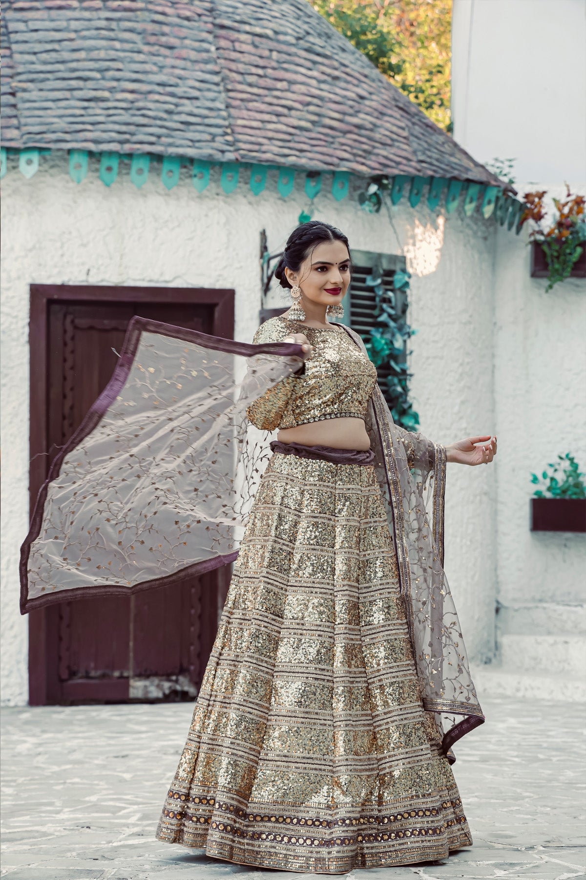 This Designer lehenga Choli set is just the perfect pick for your occasions