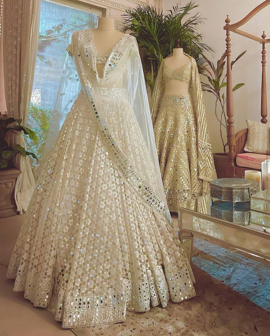 Look drop dead gorgeous in this beautiful Lehenga set