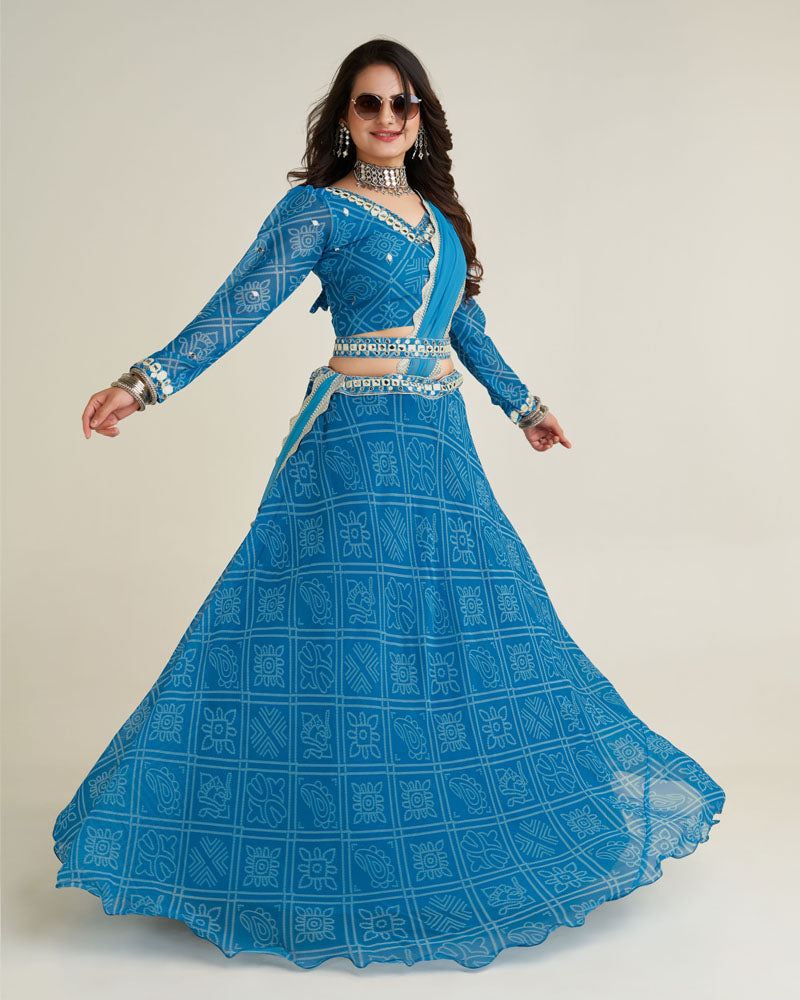 Capturing the essence of the wedding season with this stunning Lehnga set