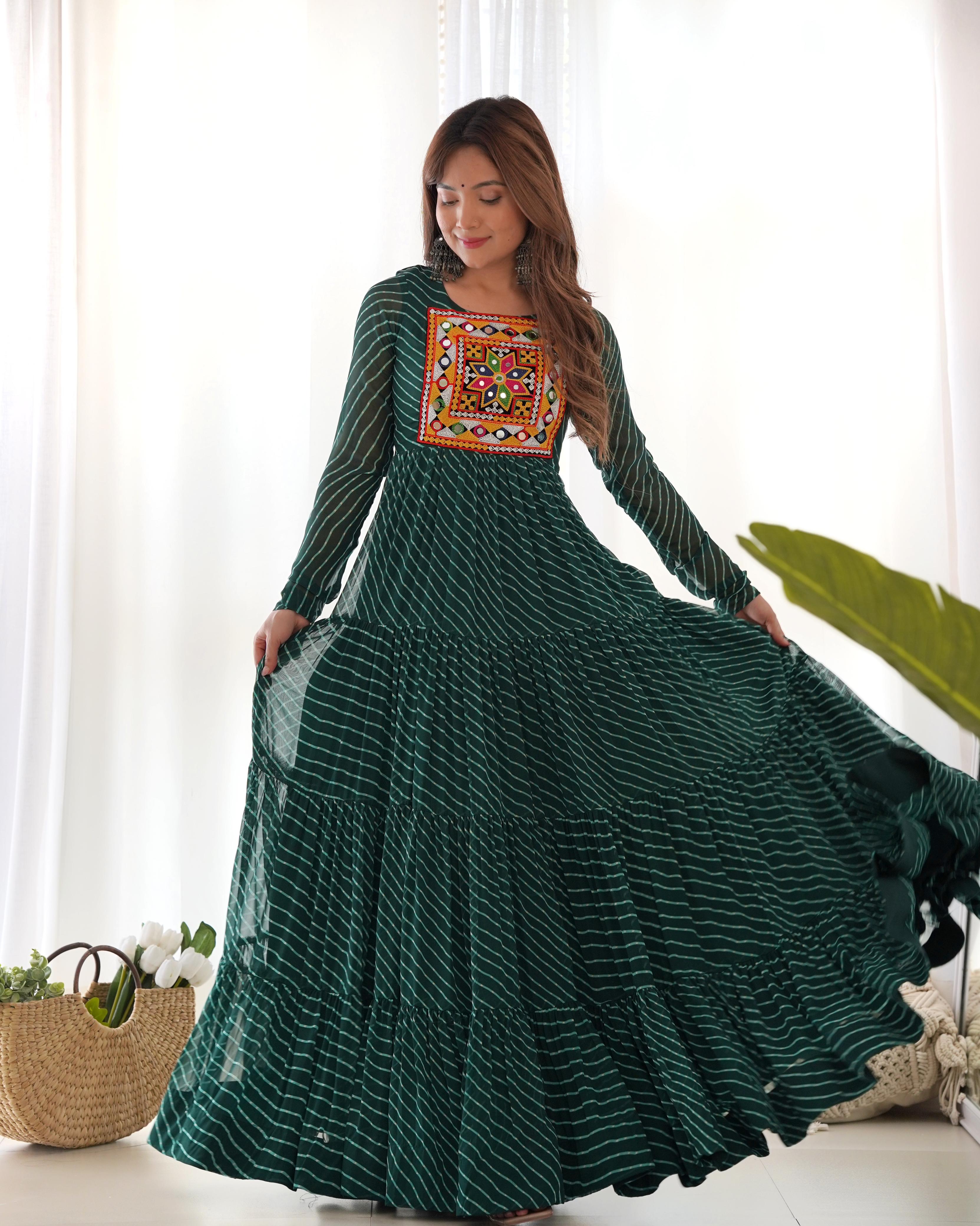 Stylish Anarkali Gown Perfect For All Festive Fit