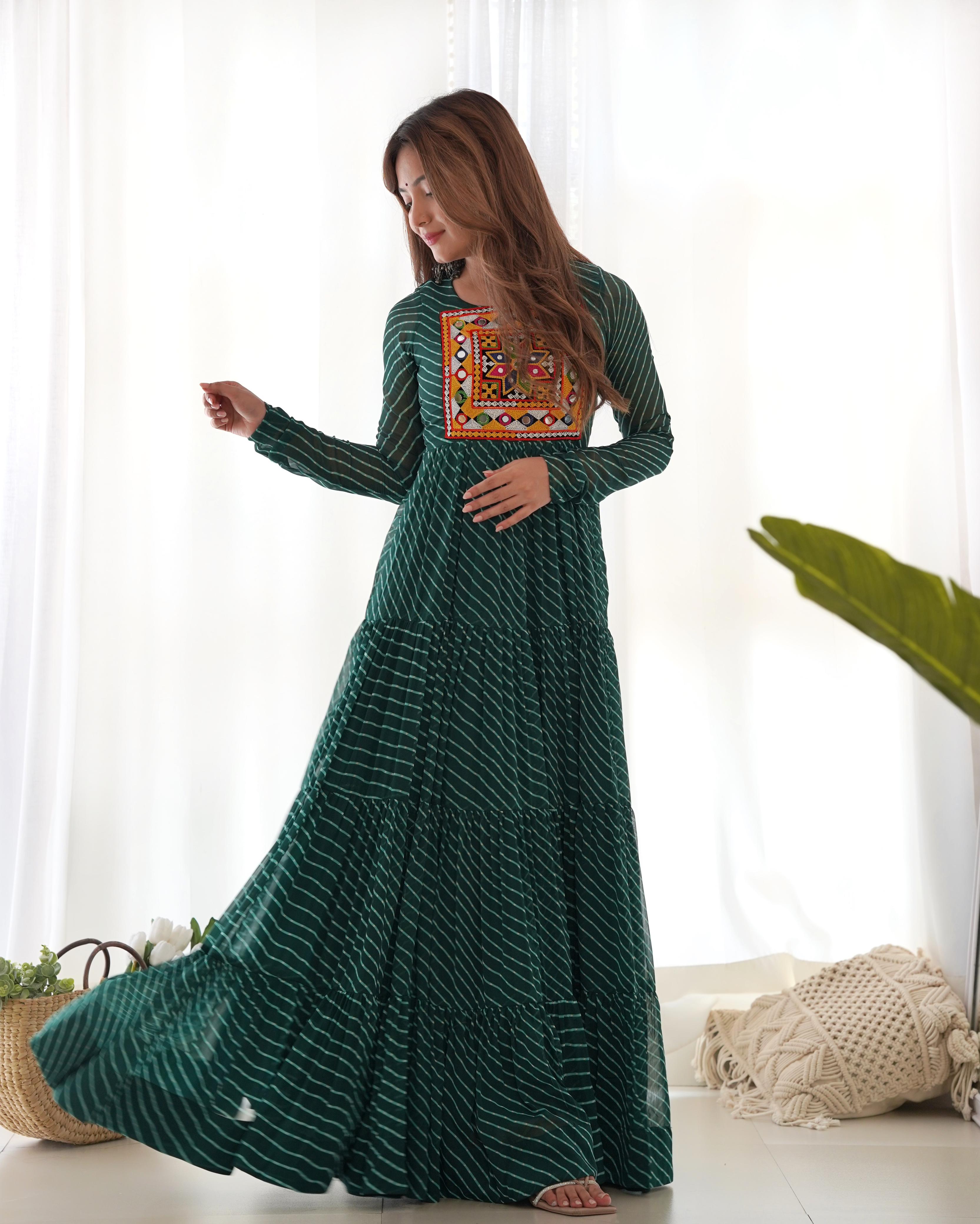 Stylish Anarkali Gown Perfect For All Festive Fit