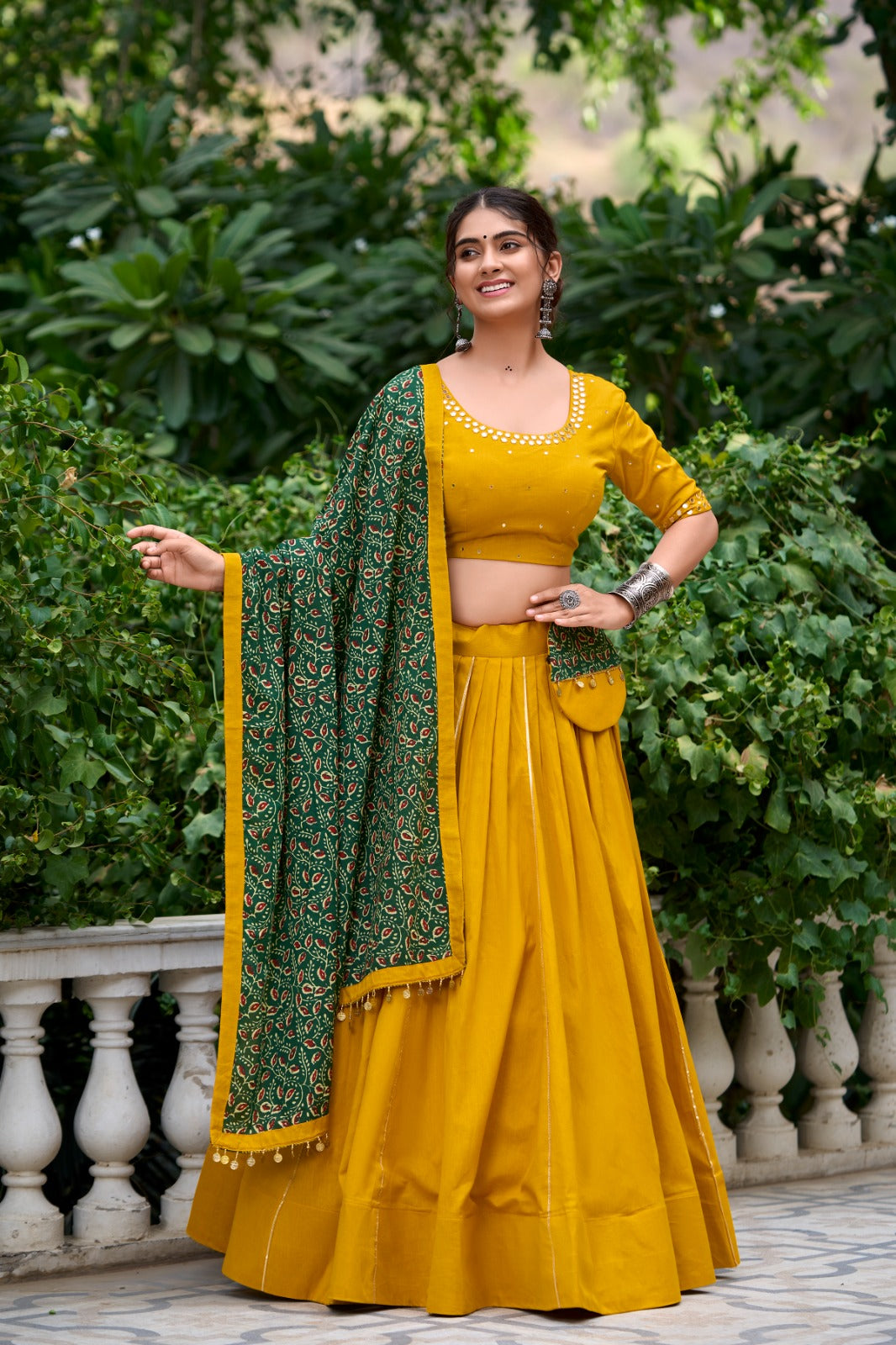 Glow brighter than the garba lights - Navratri Lehenga set