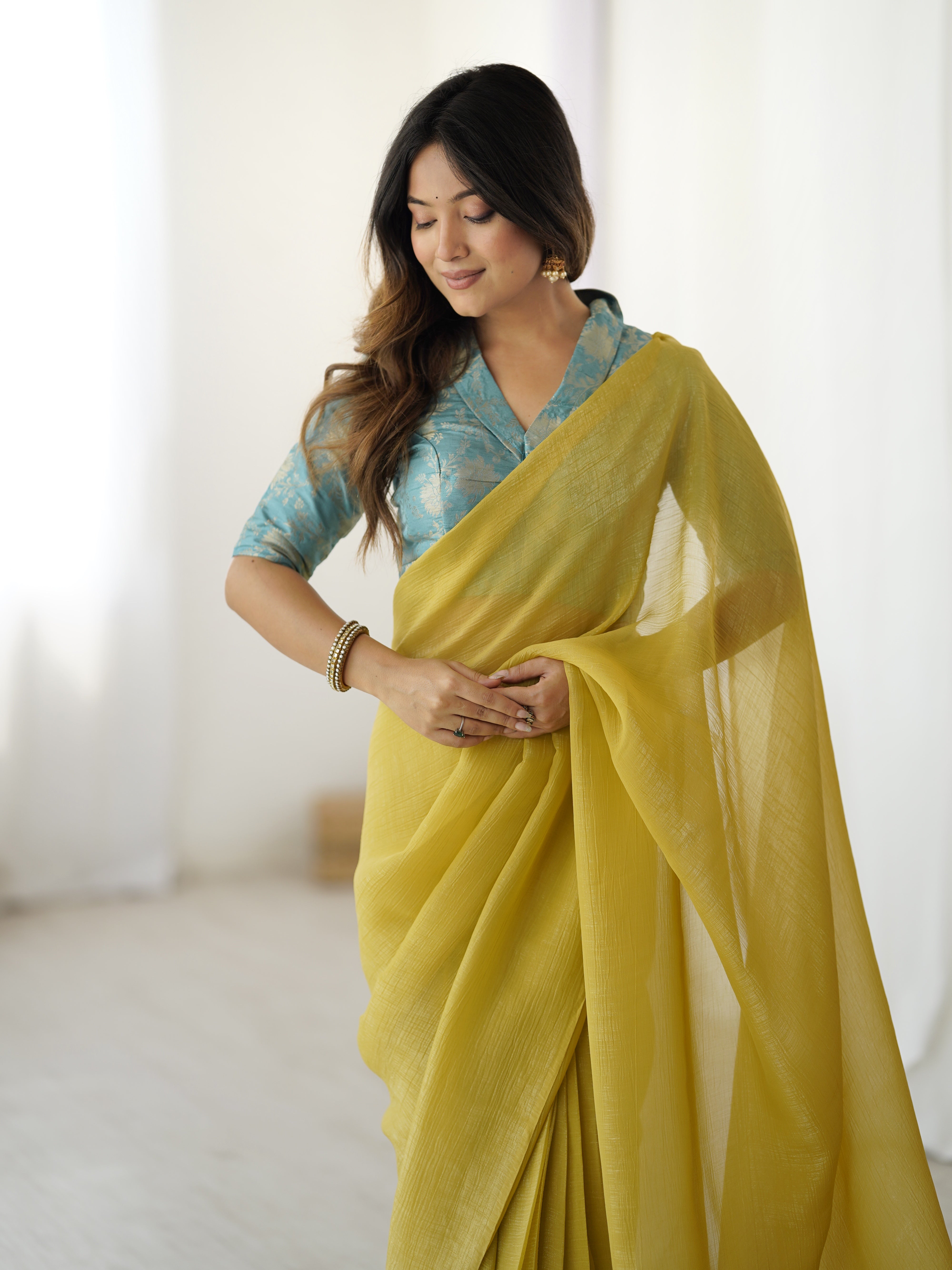 Sparkle Silk Timeless beauty - Ready To Wear Saree
