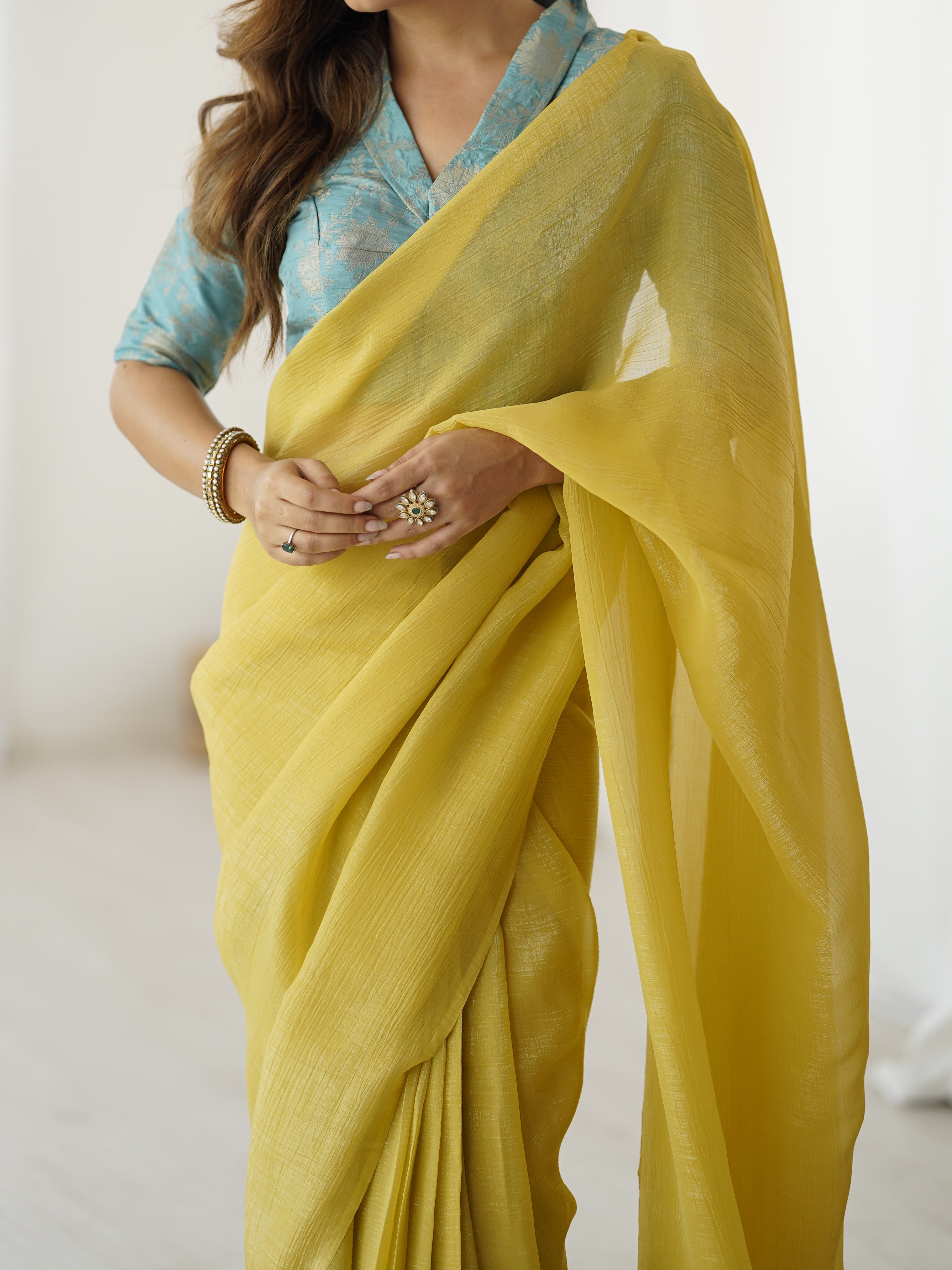 Sparkle Silk Timeless beauty - Ready To Wear Saree