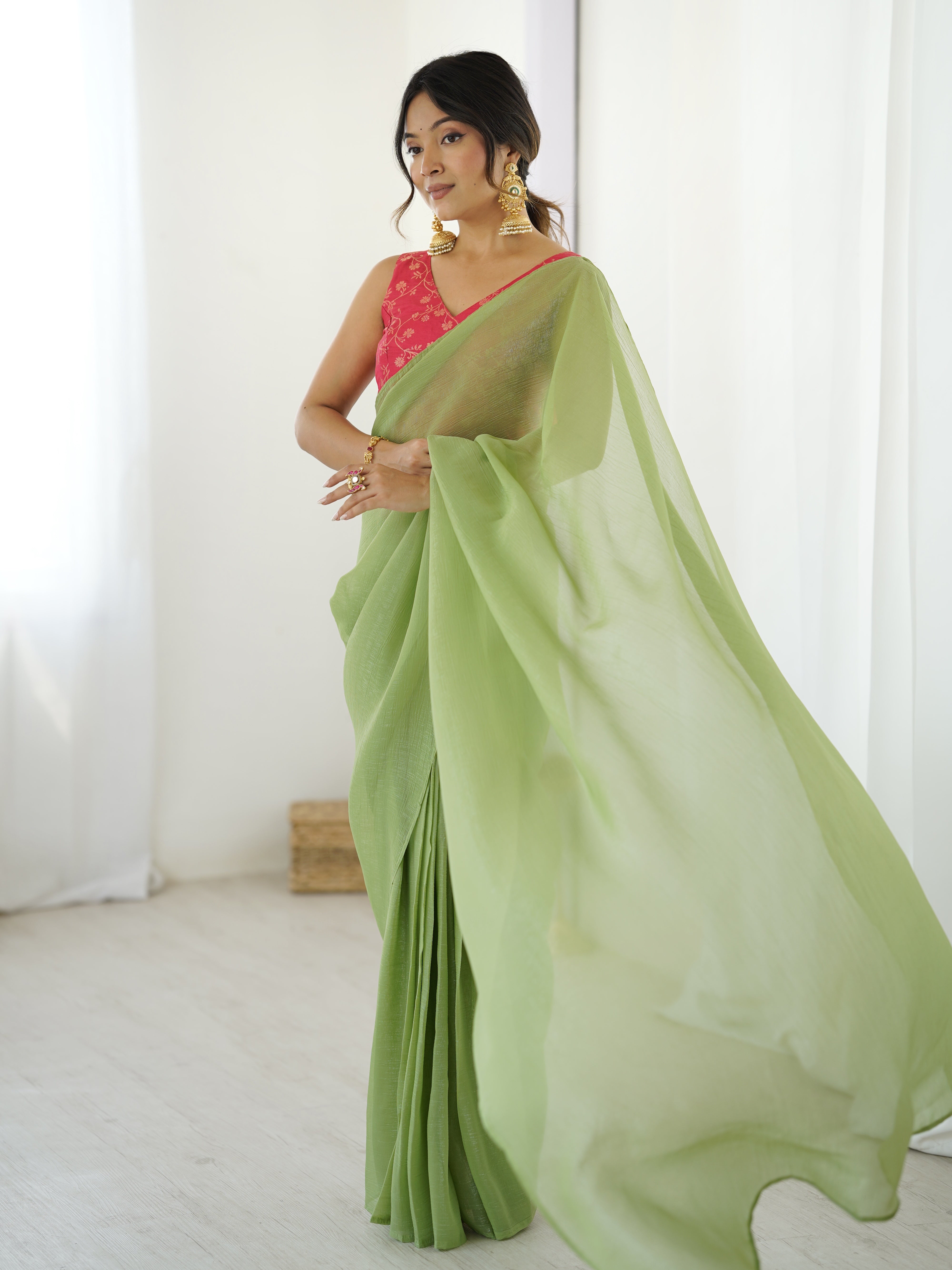 Drape elegance in seconds - Ready To Wear Saree