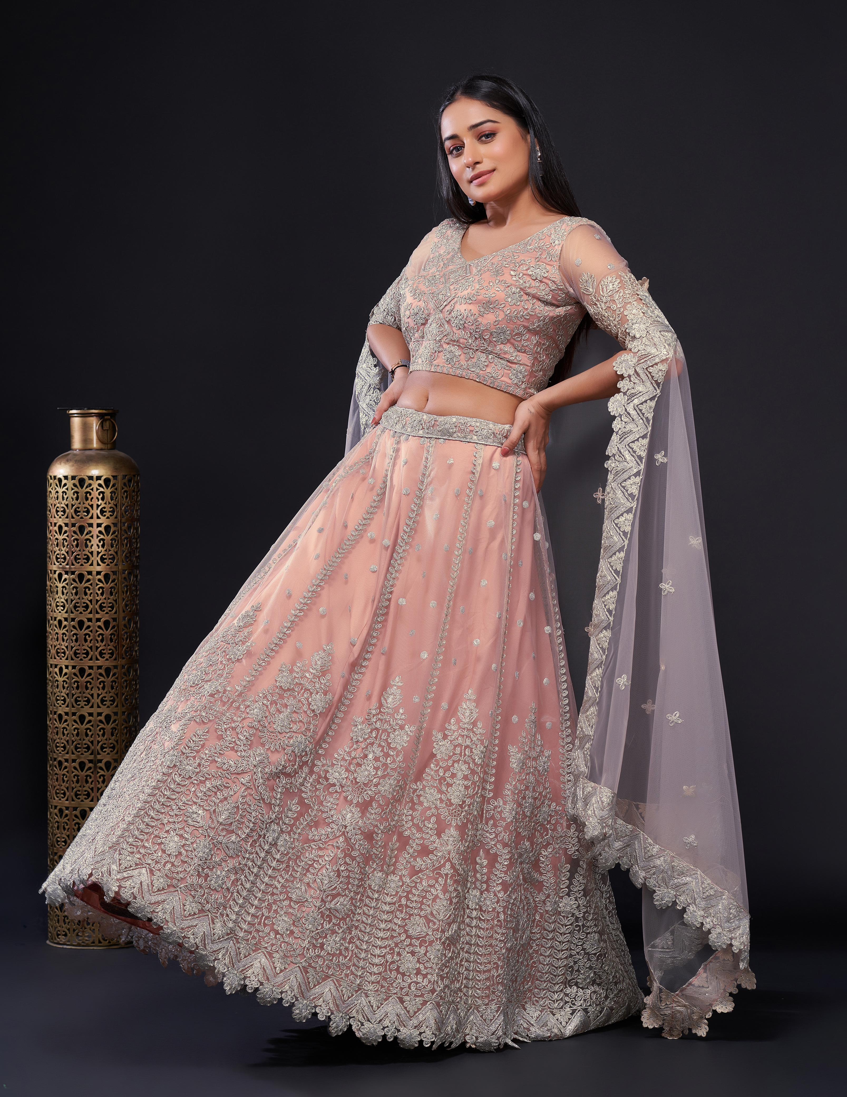 Seasons must haves ..  What a festive season without the classic Indian lehenga set