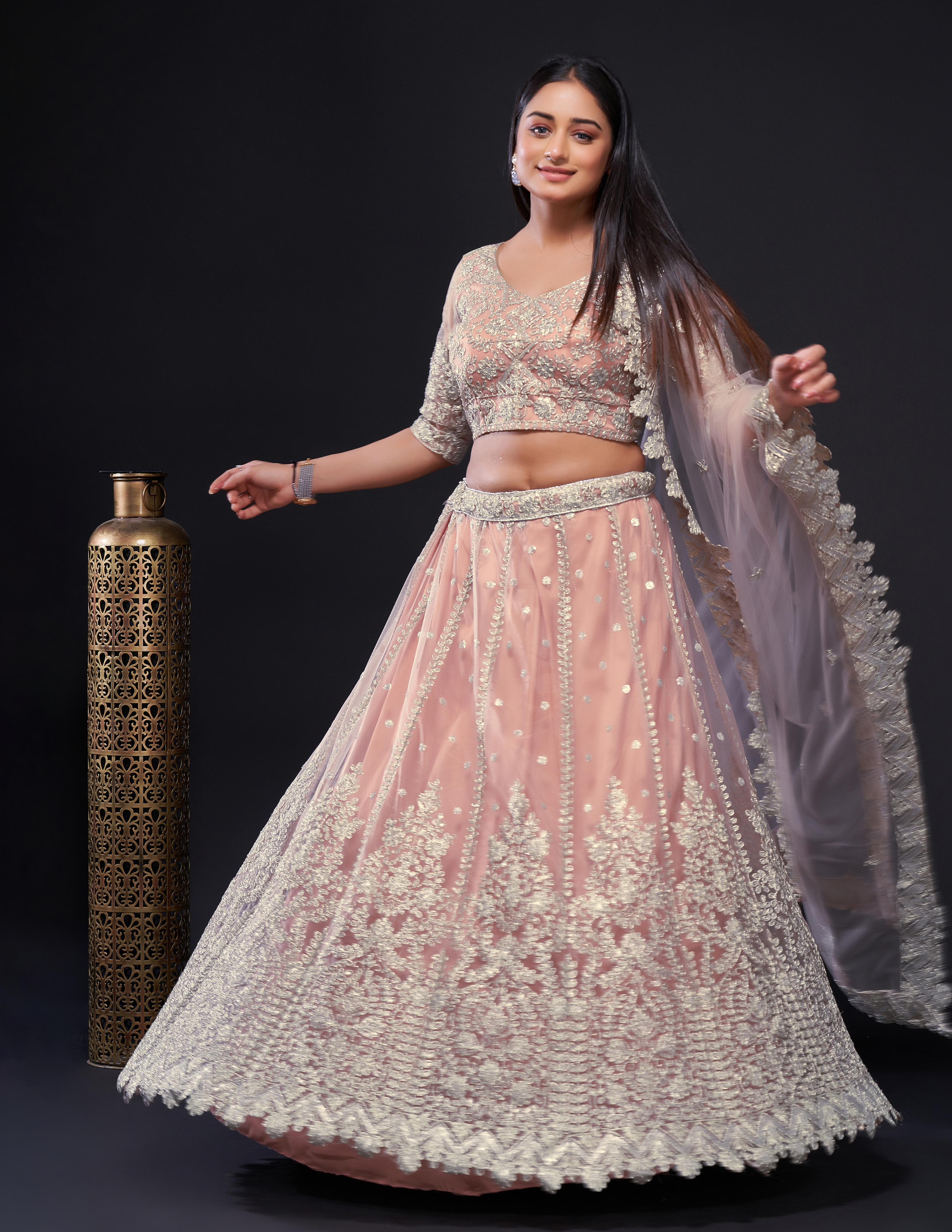 Seasons must haves ..  What a festive season without the classic Indian lehenga set