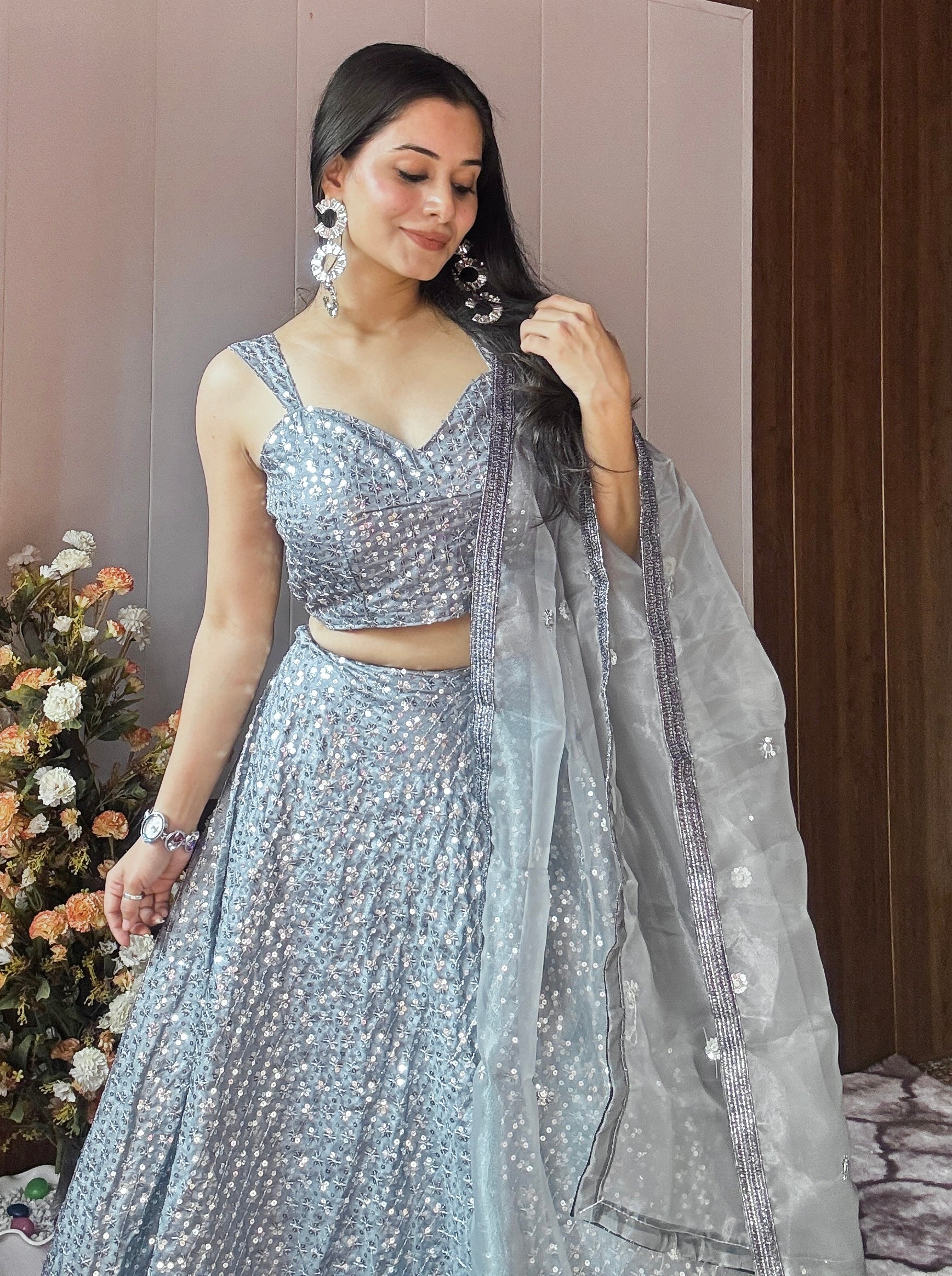 Beat the heat with this stunning lehenga set