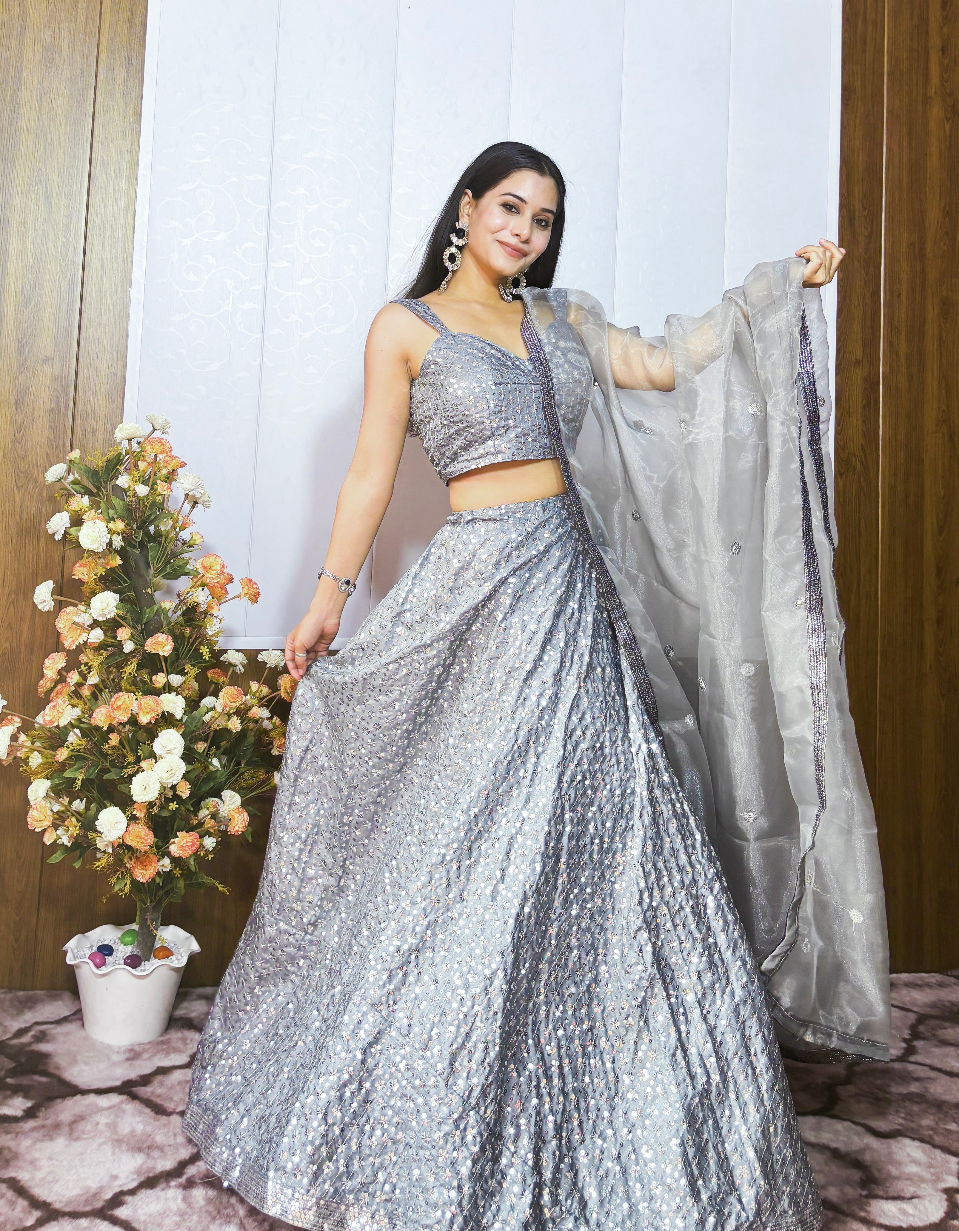 Beat the heat with this stunning lehenga set