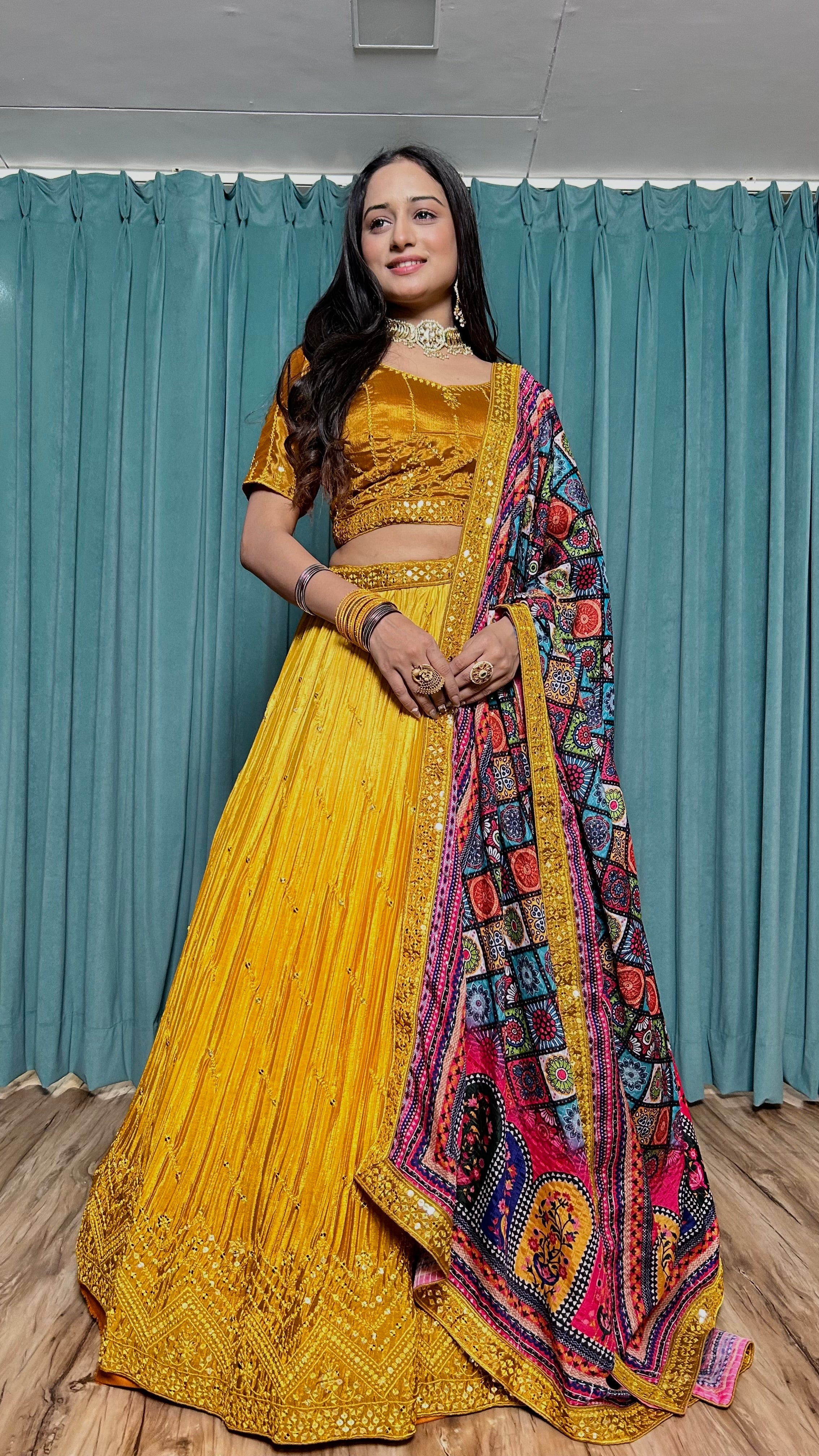 Celebrate culture & style Embrace tradition with our Beautiful Lehenga Set