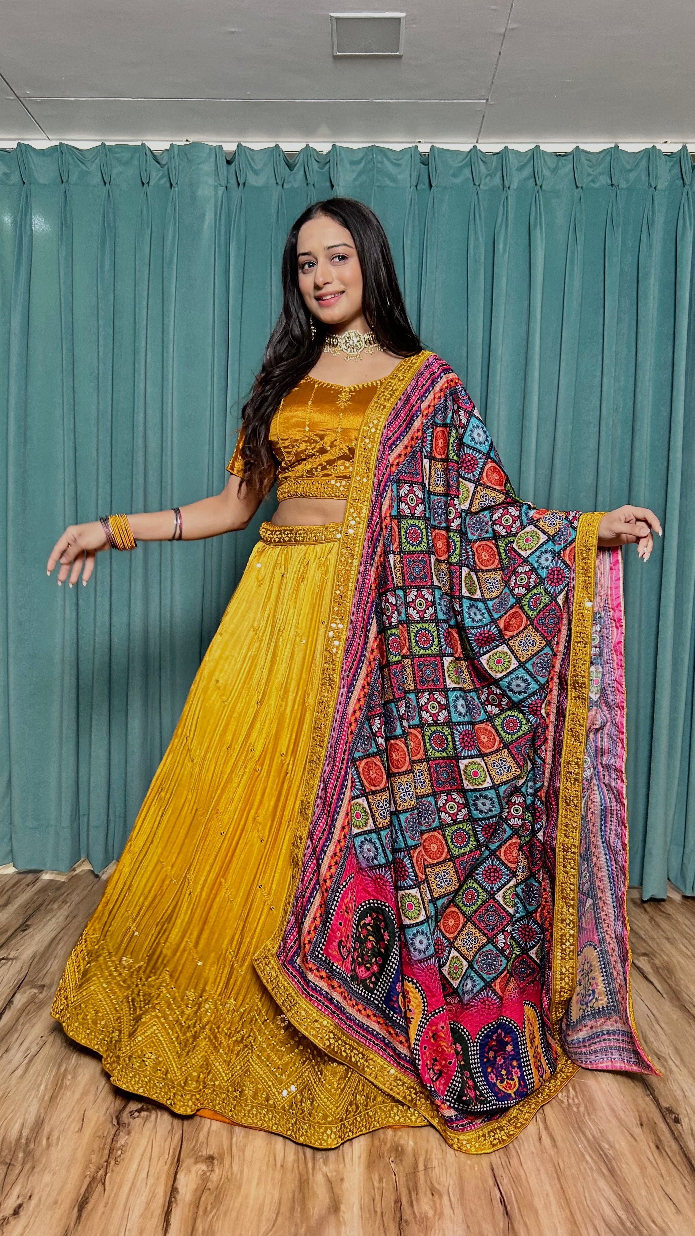 Celebrate culture & style Embrace tradition with our Beautiful Lehenga Set