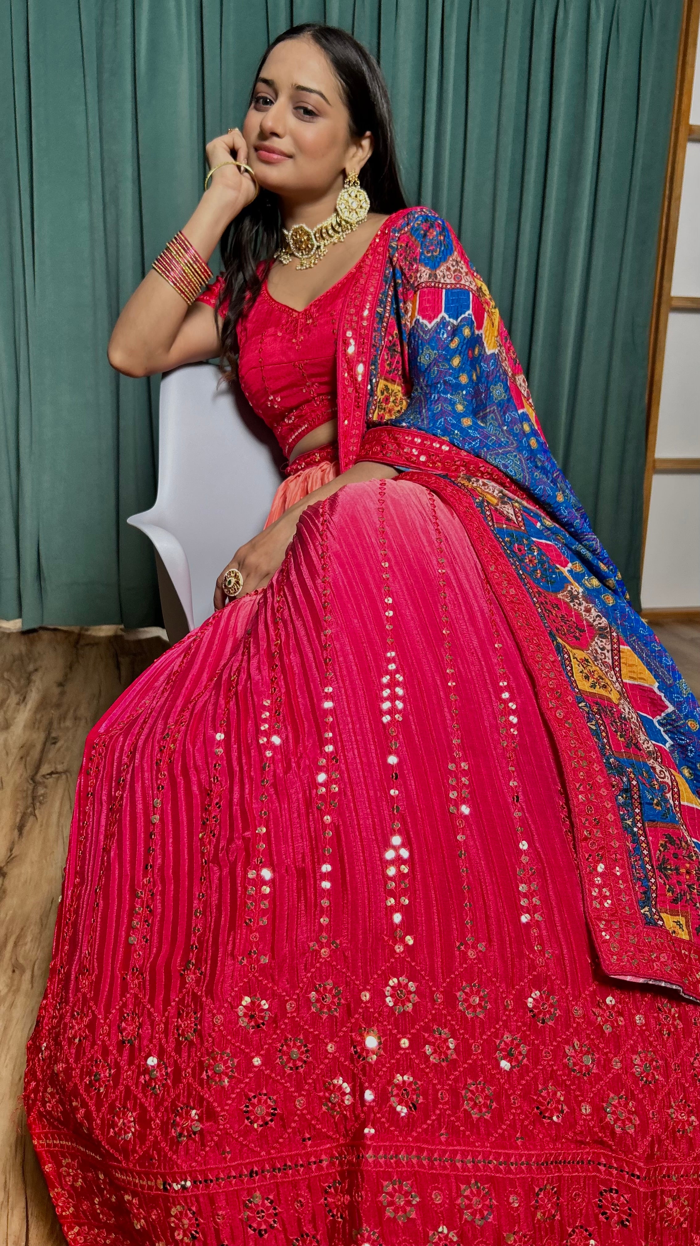 Celebrate culture & style Embrace tradition with our Beautiful Lehenga Set