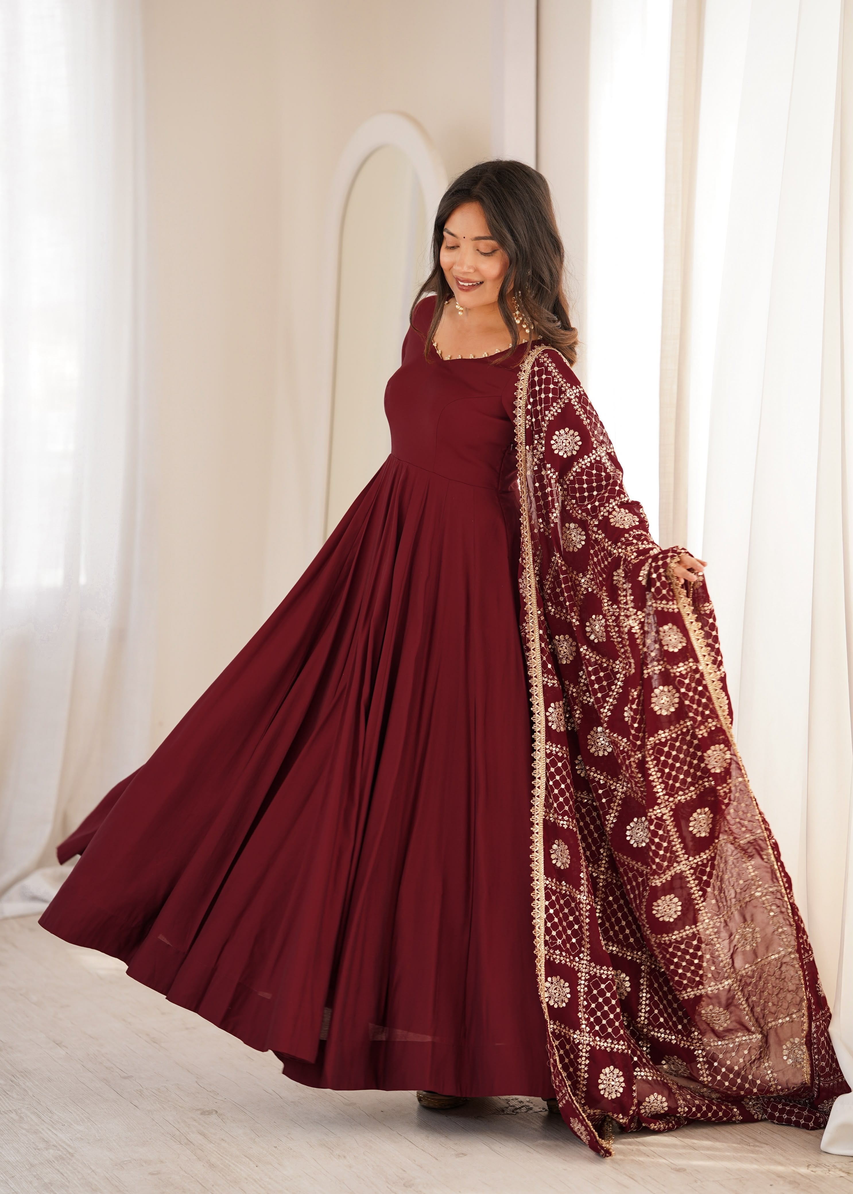 From sunlit haldi mornings to regal festive nights - Anarkali set