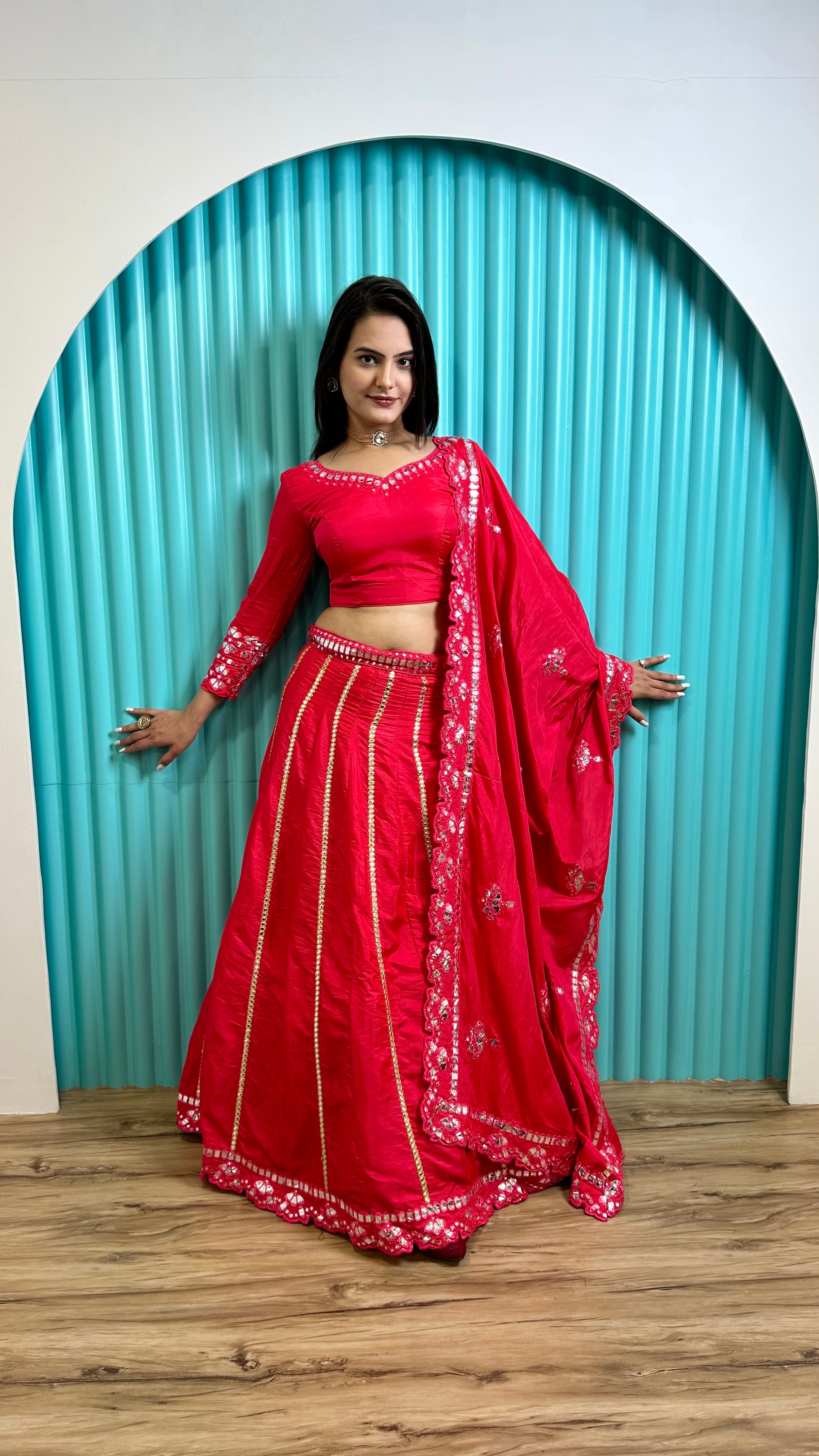 Fashion Book Present Designer Hot pink lehenga set