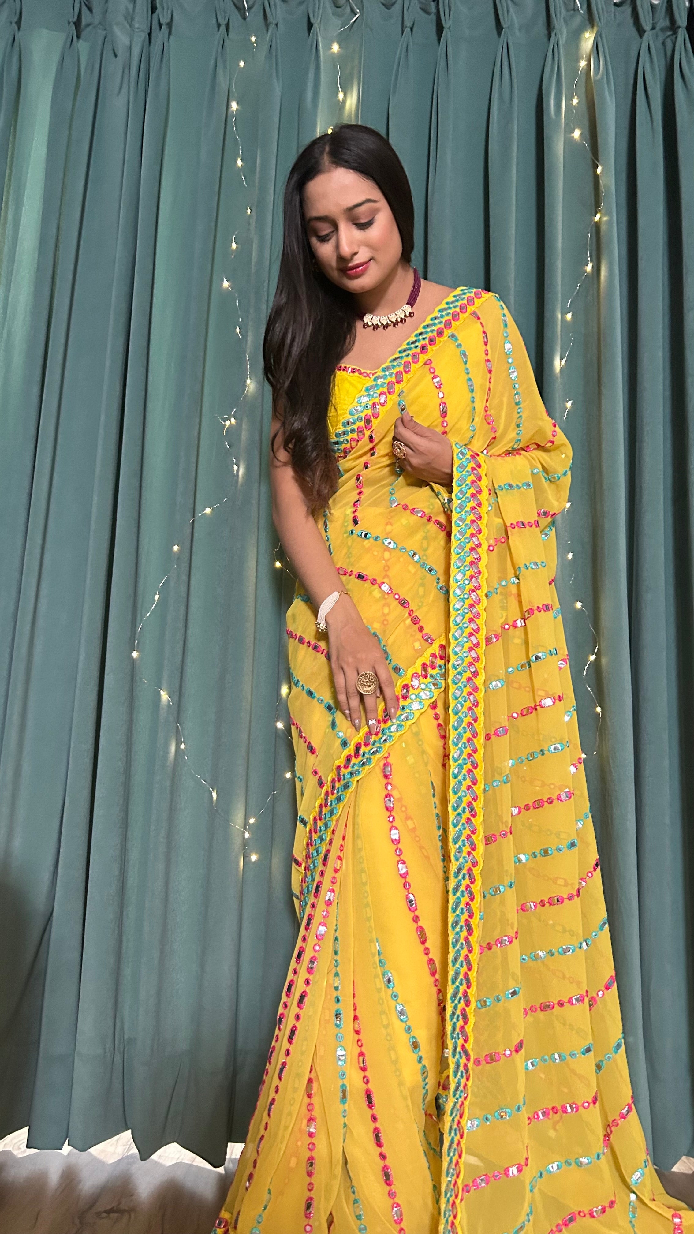 Walking into festive season with this beautiful saree